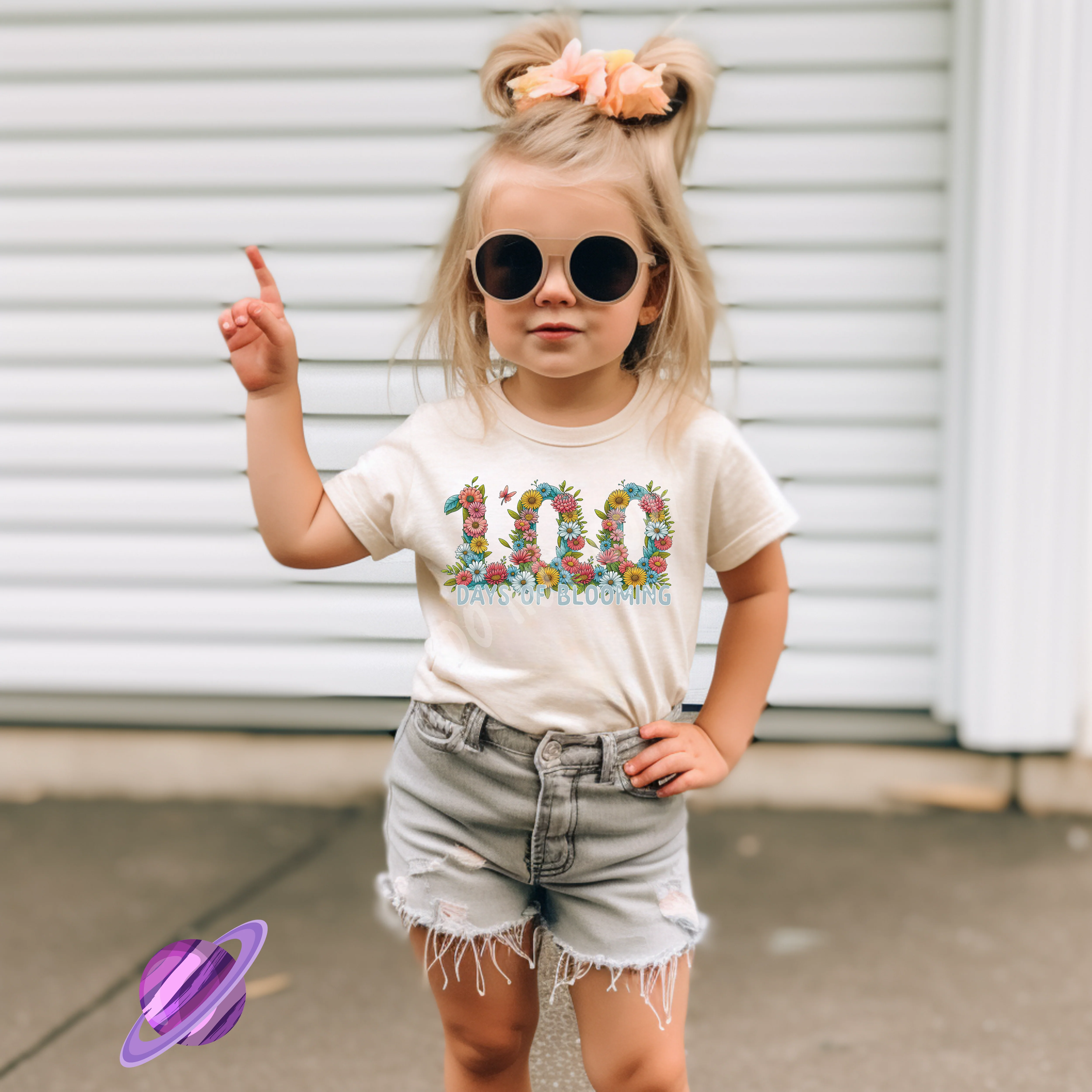 100 DAYS BLOOMING TEE