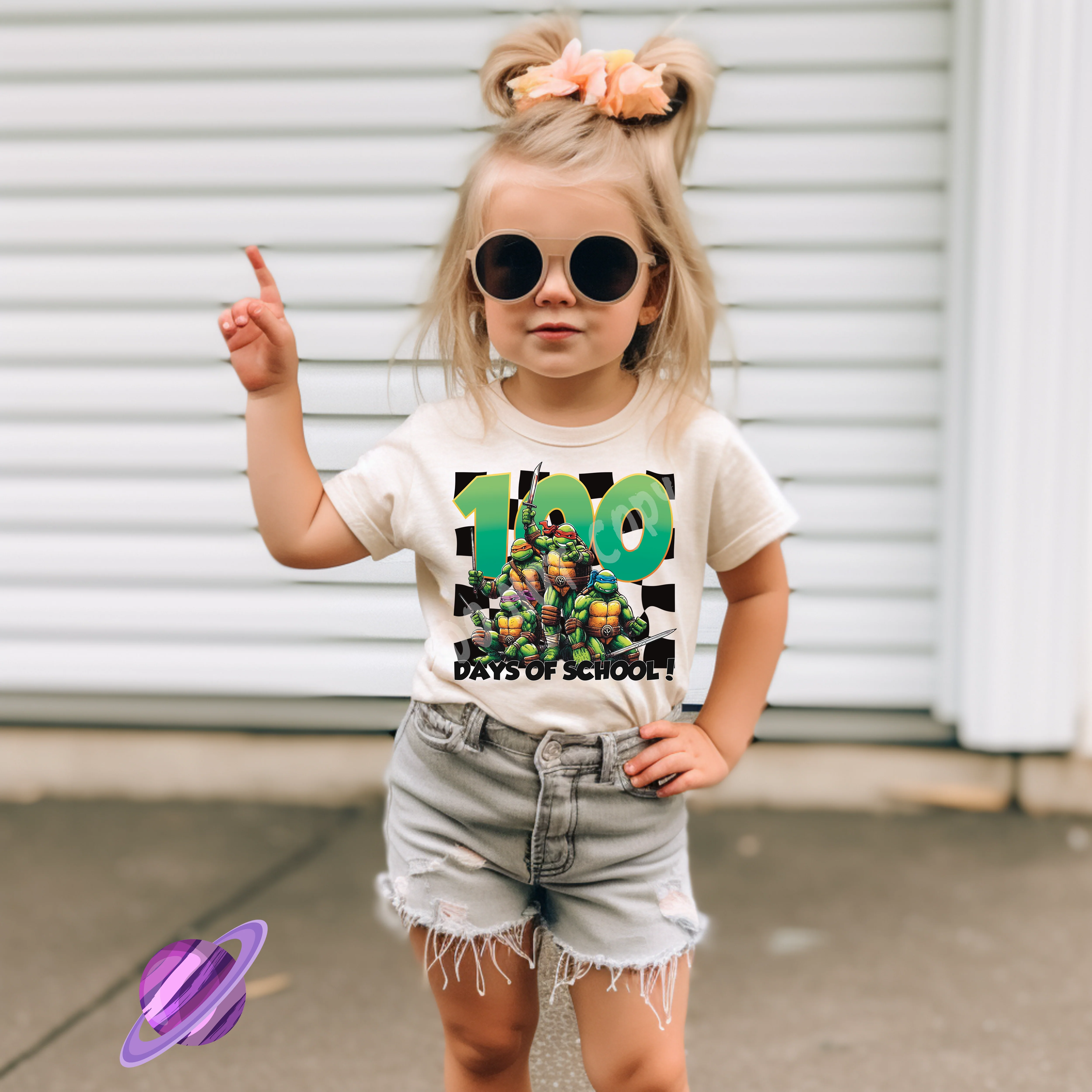 100 Days Turtle TEE