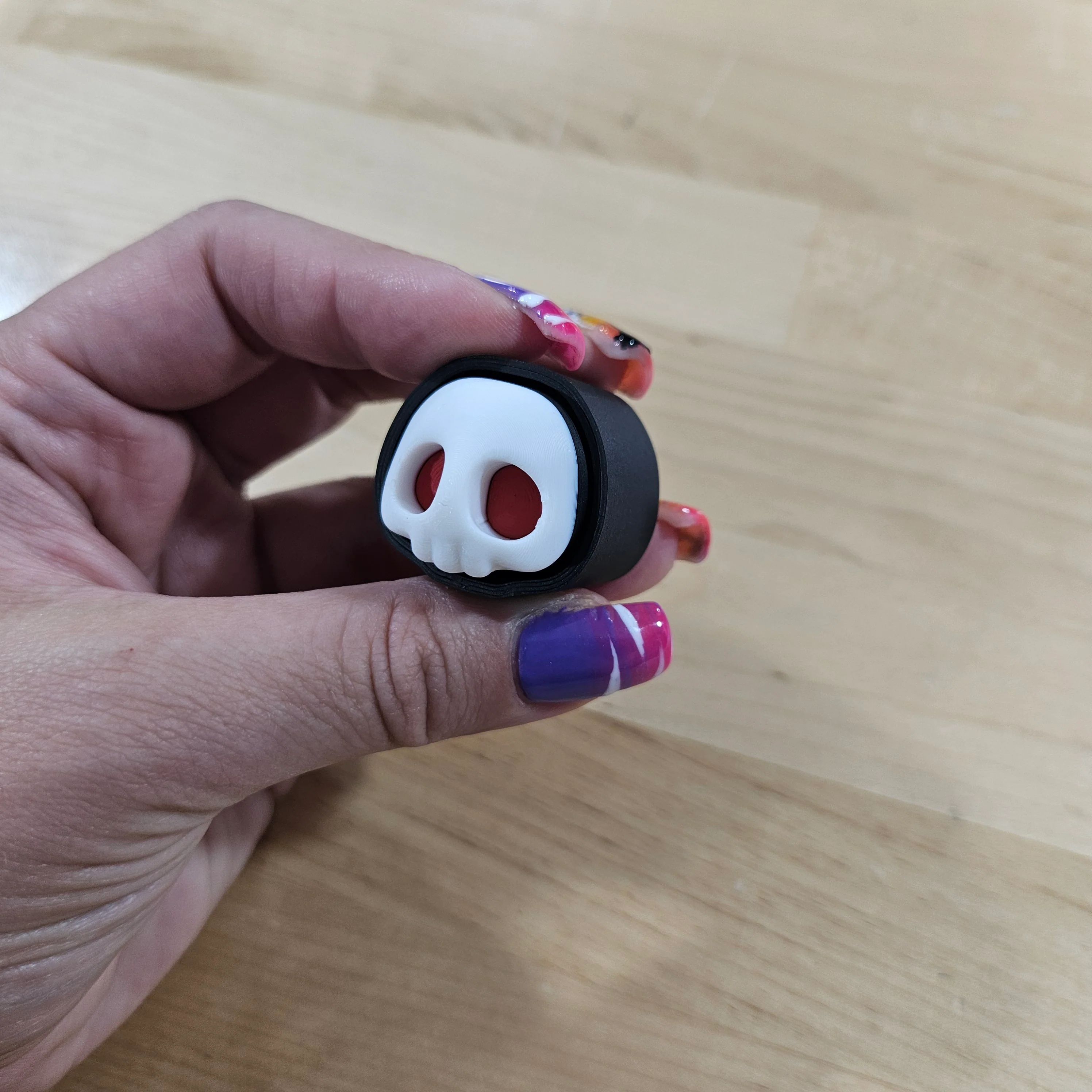 6 PACK- 3D PRINTED SPOOKY CLICKER FIDGETS - Image 11