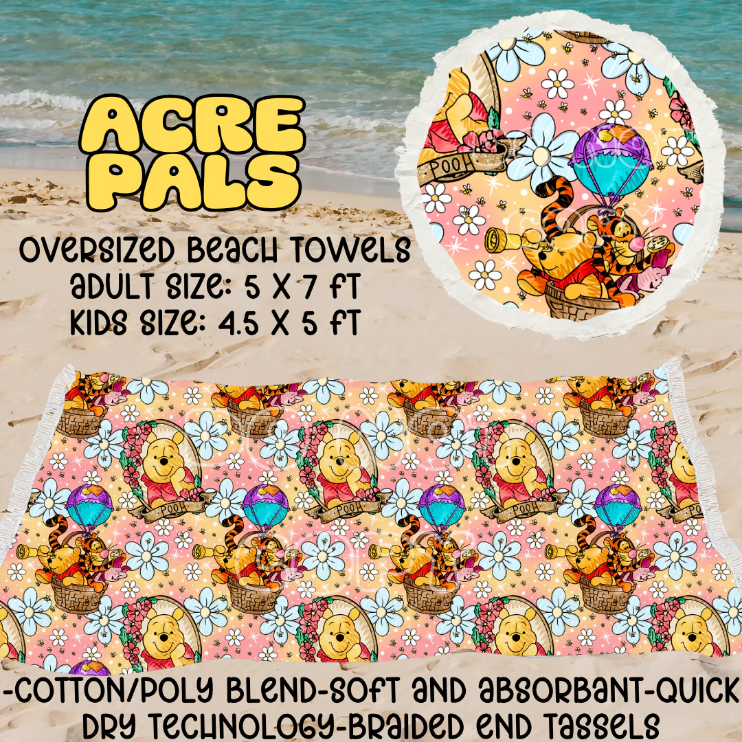 Acre Pals-OVERSIZED BEACH TOWEL 6-PREORDER CLOSING 3/20