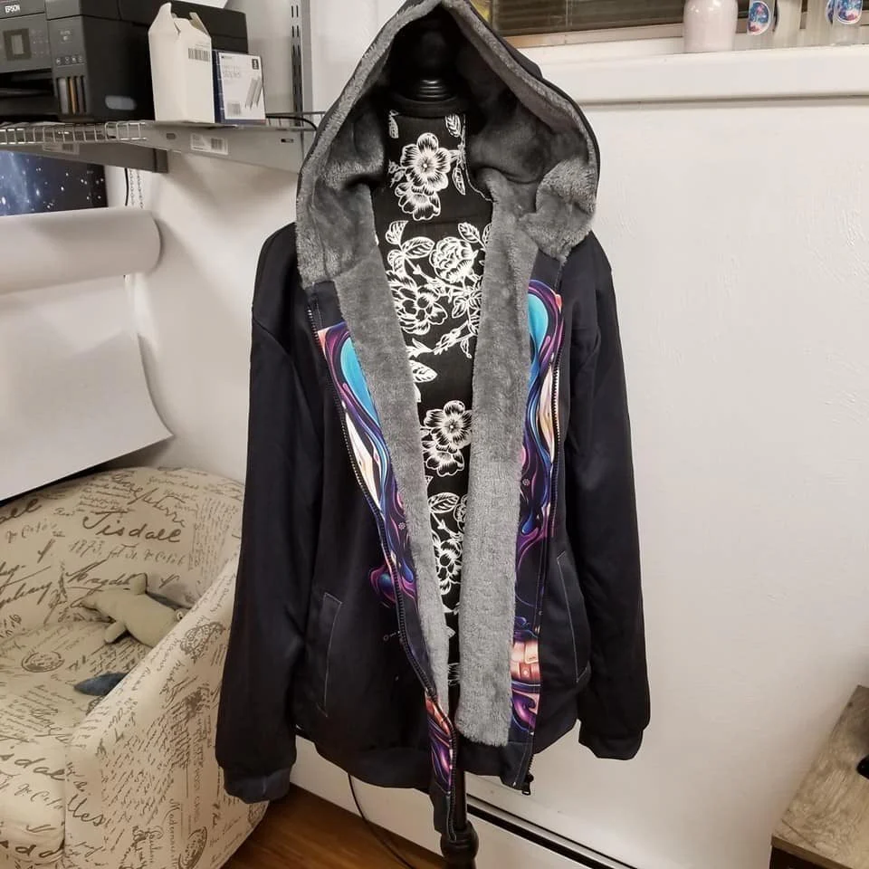 GHOST ABDUCTION- FLEECE/COTTON JACKET - Image 9
