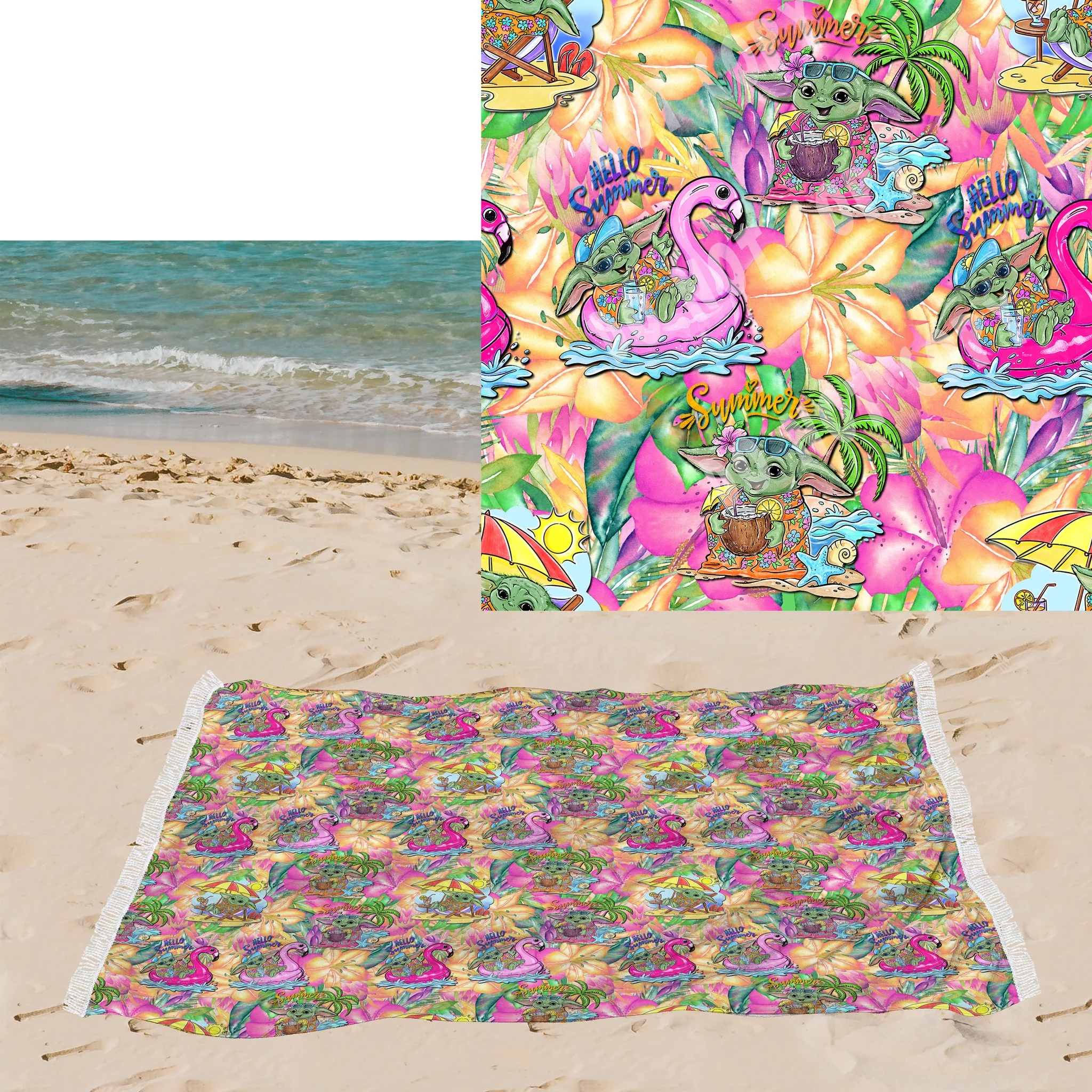 Baby Y Summer-OVERSIZED BEACH TOWEL 6-PREORDER CLOSING 3/20