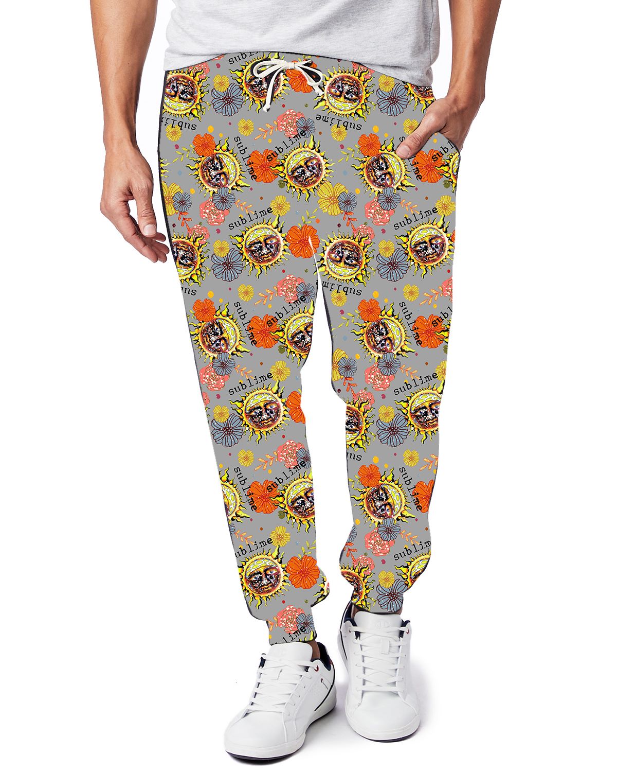 BAND RUN 2- SANTERIA FLORAL LEGGINGS/CAPRI/JOGGERS - Image 5