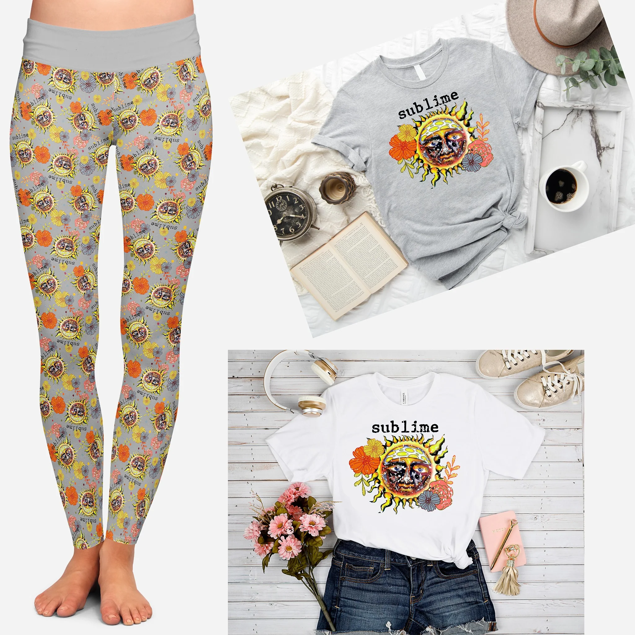 BAND RUN 2- SANTERIA FLORAL TEE - Image 5