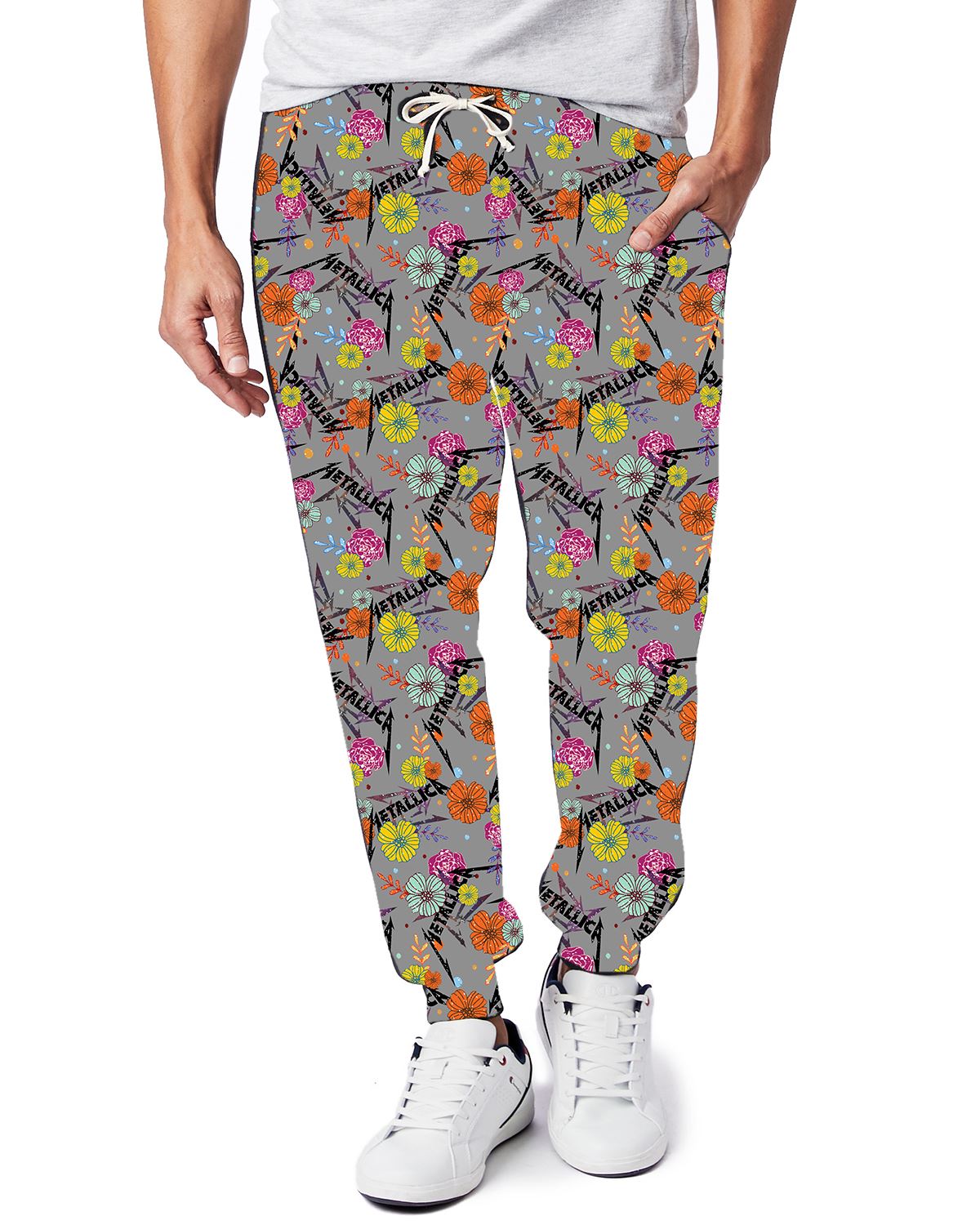 BAND RUN 2- UNFORGIVEN FLORAL LEGGINGS/CAPRI/JOGGERS - Image 6