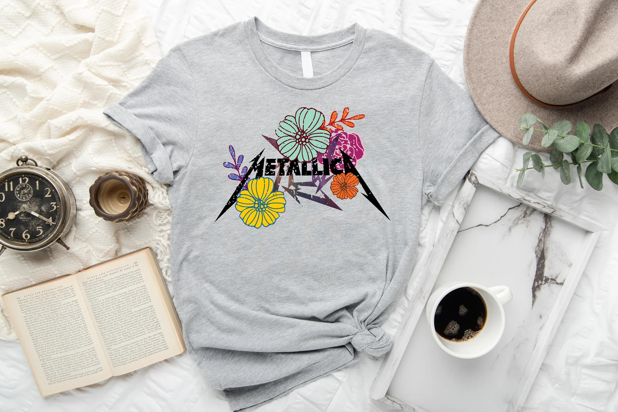 BAND RUN 2- UNFORGIVEN FLORAL TEE