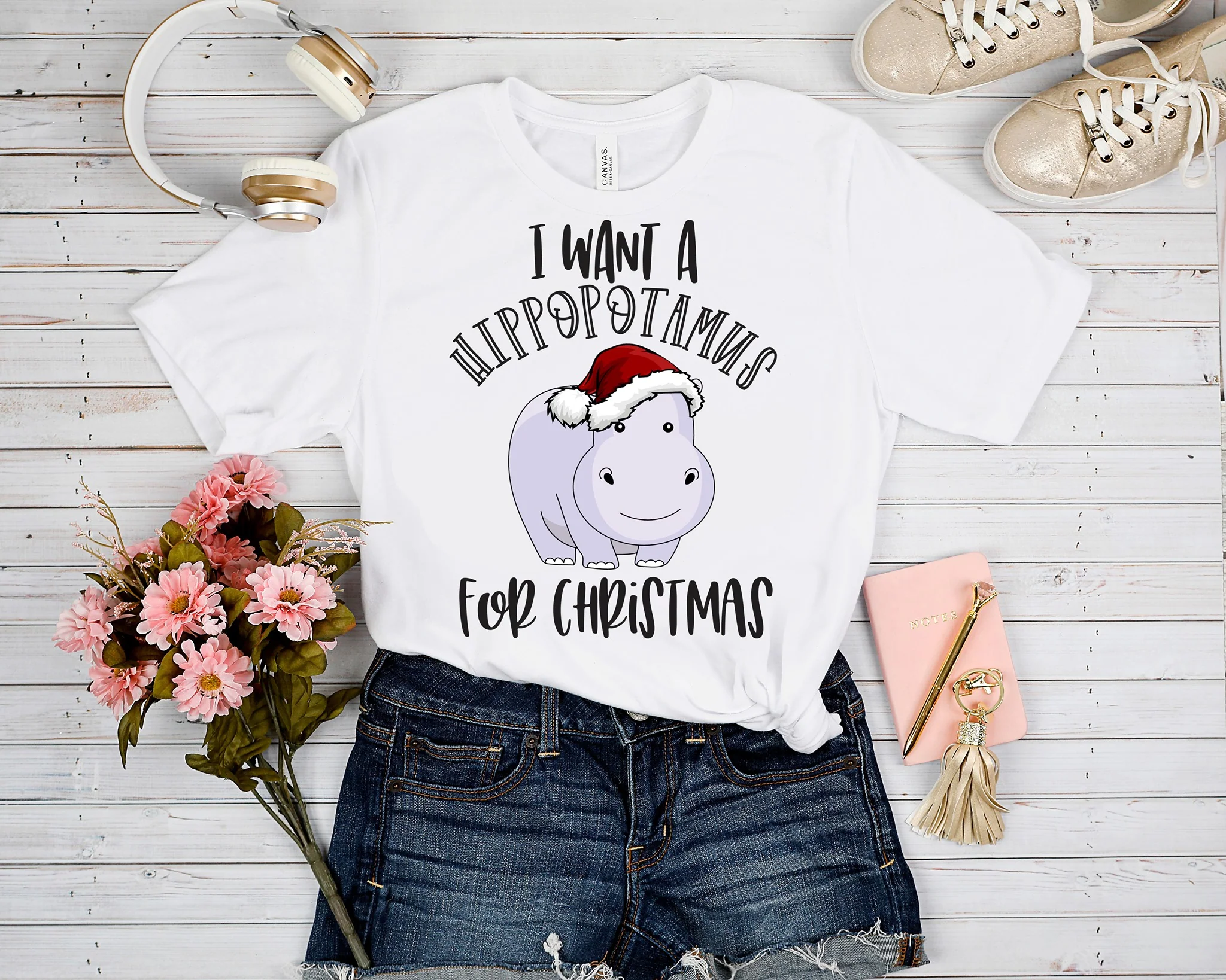 BATCH 59-HIPPO FOR XMAS TEE