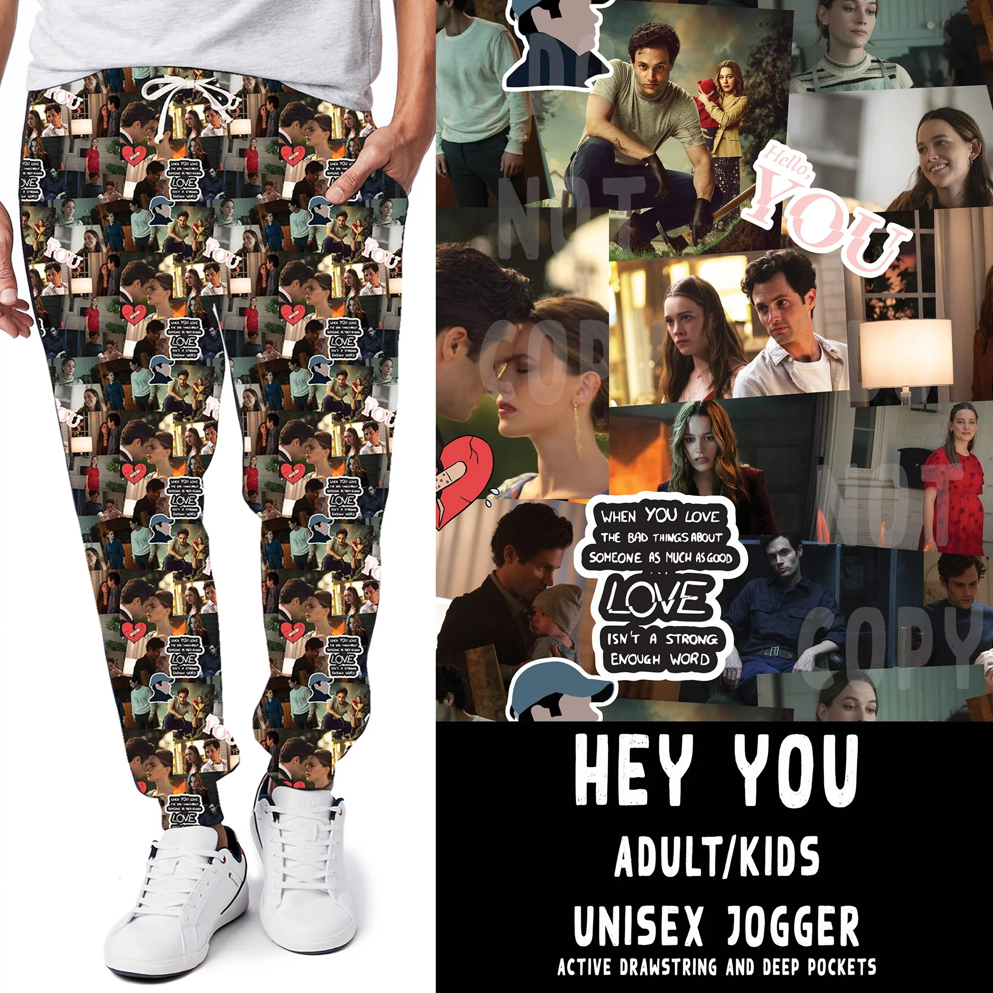BATCH 62-HEY YOU LEGGINGS/JOGGERS - Image 2