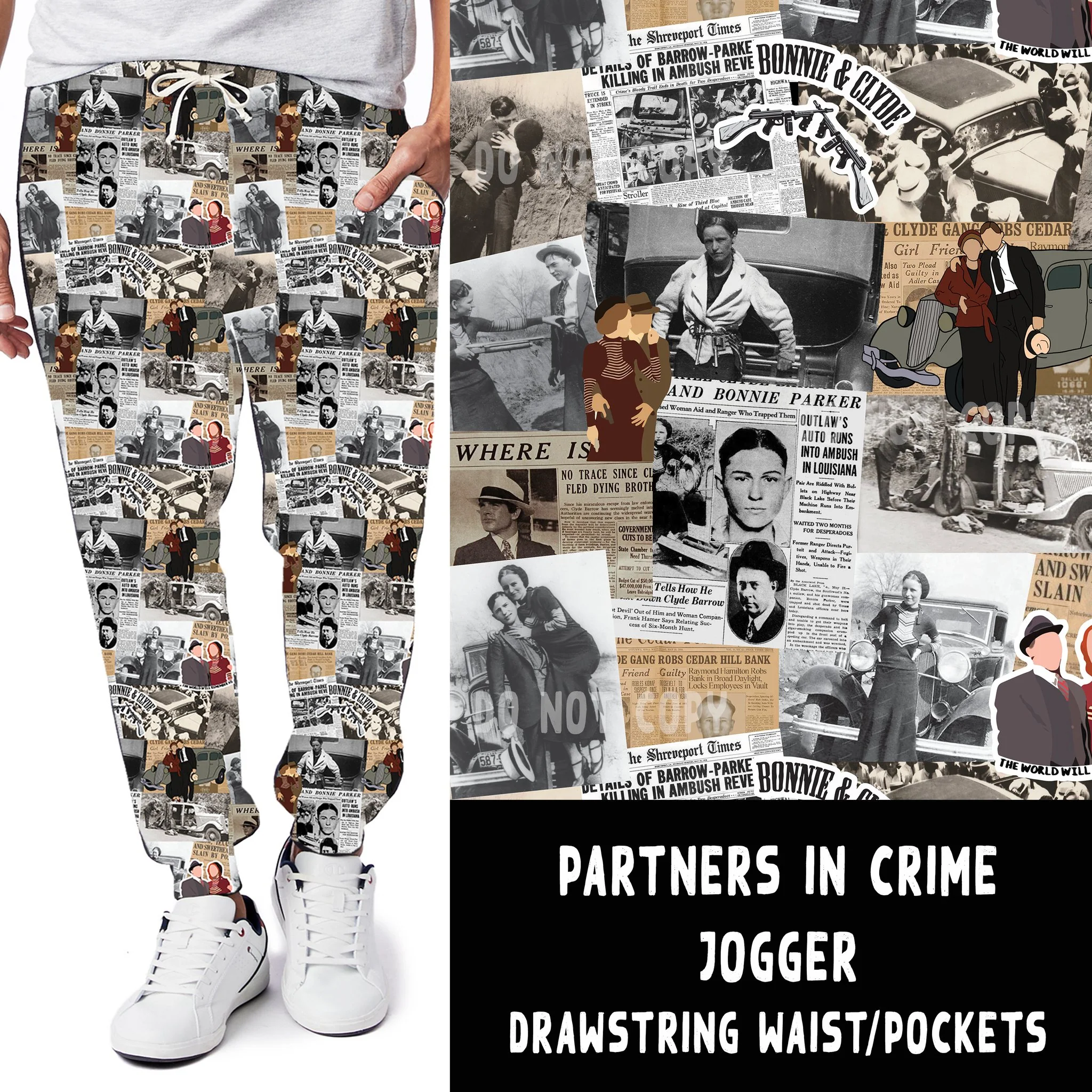 BATCH 63-PARTNERS IN CRIME LEGGINGS/JOGGERS - Image 2