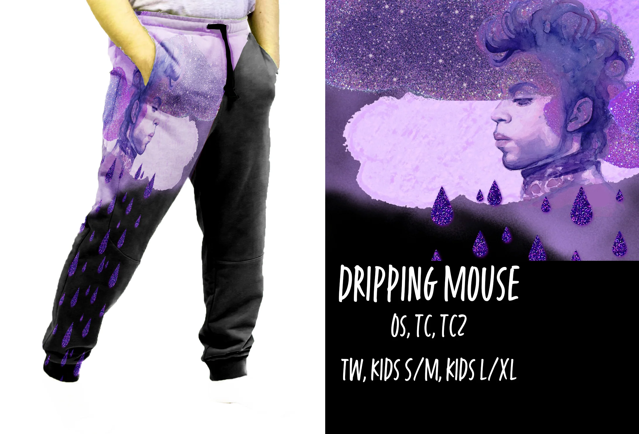 BATCH 64-PURPLE RAIN LEGGINGS/JOGGERS - Image 2