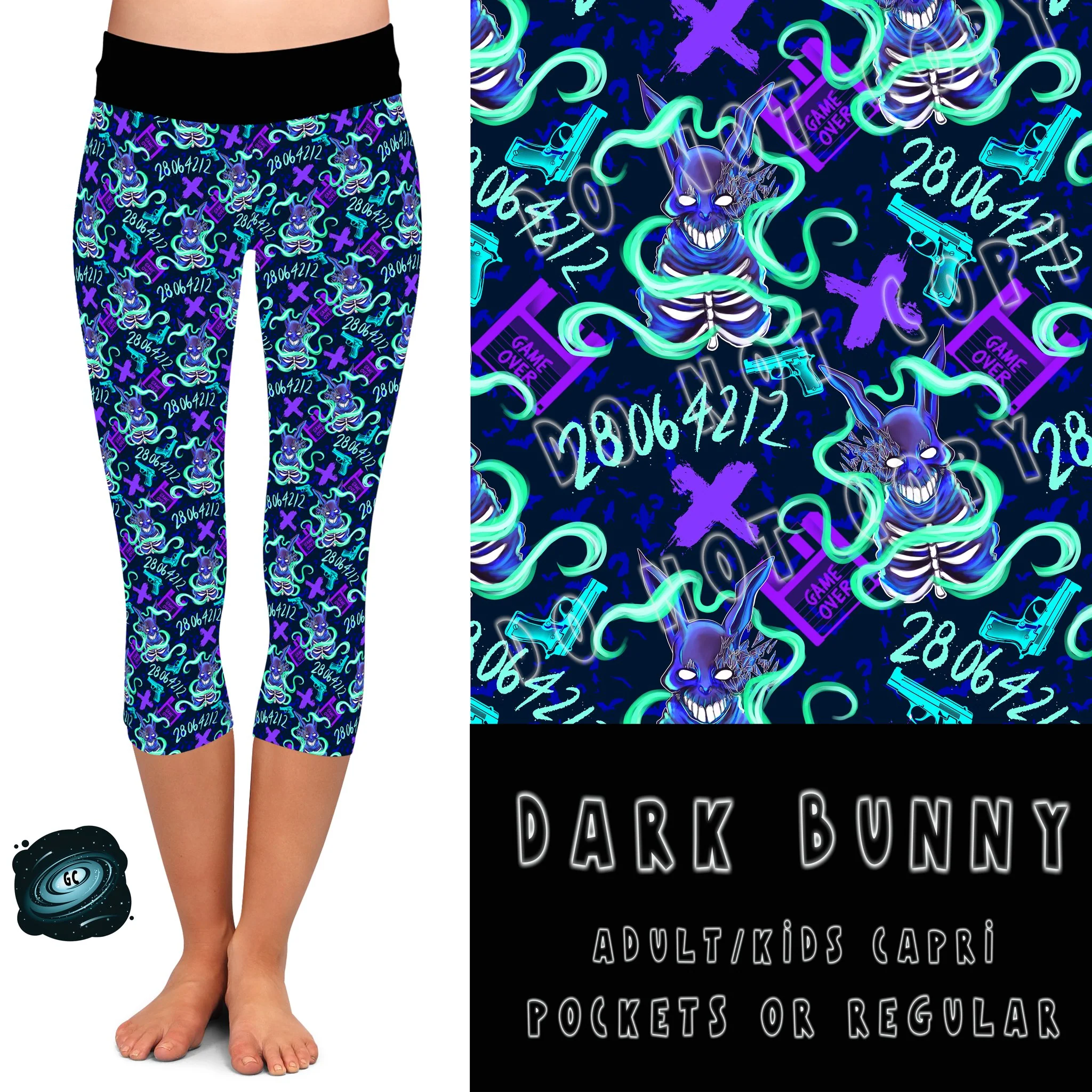 BATCH 65- DARK BUNNY LEGGINGS/CAPRI/JOGGERS - Image 2
