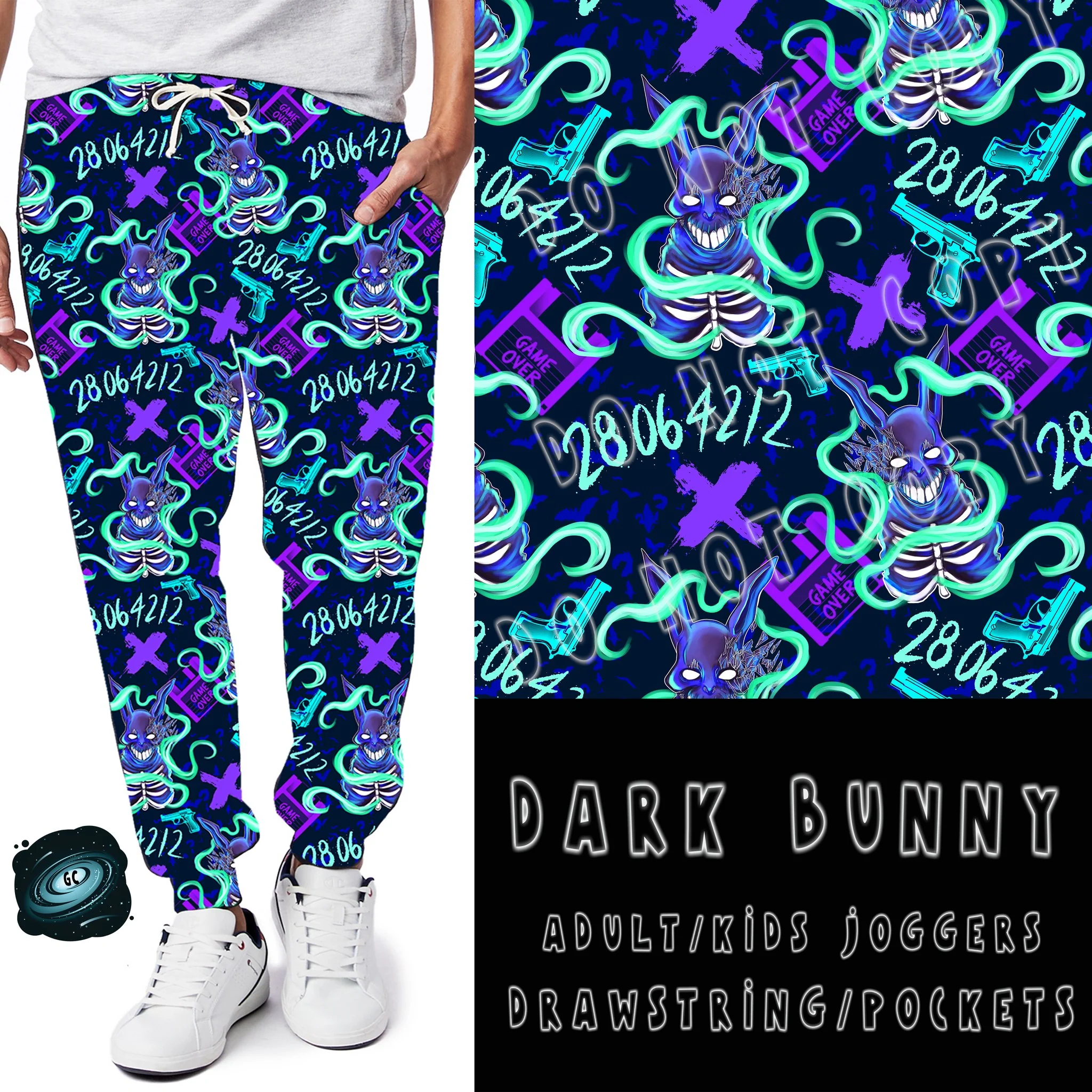 BATCH 65- DARK BUNNY LEGGINGS/CAPRI/JOGGERS - Image 3