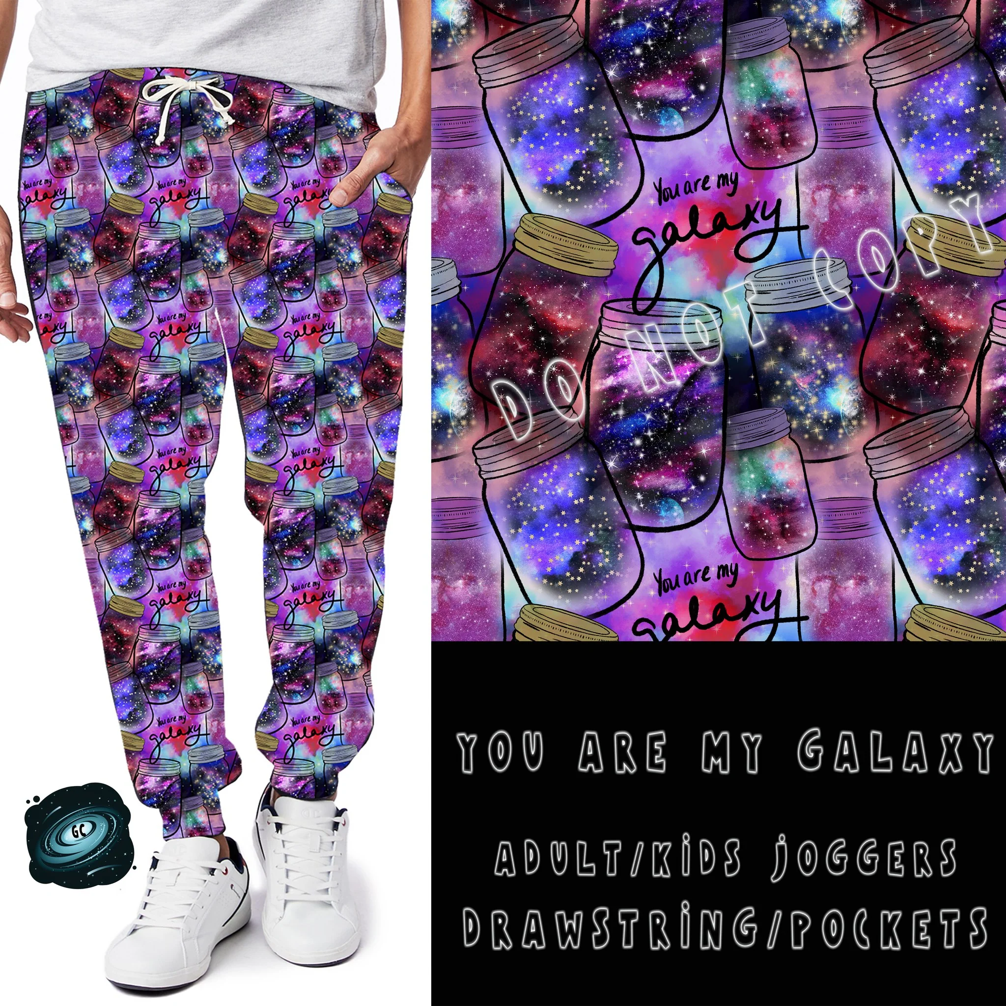 BATCH 65- YOU ARE MY GALAXY LEGGINGS/CAPRI/JOGGERS - Image 3