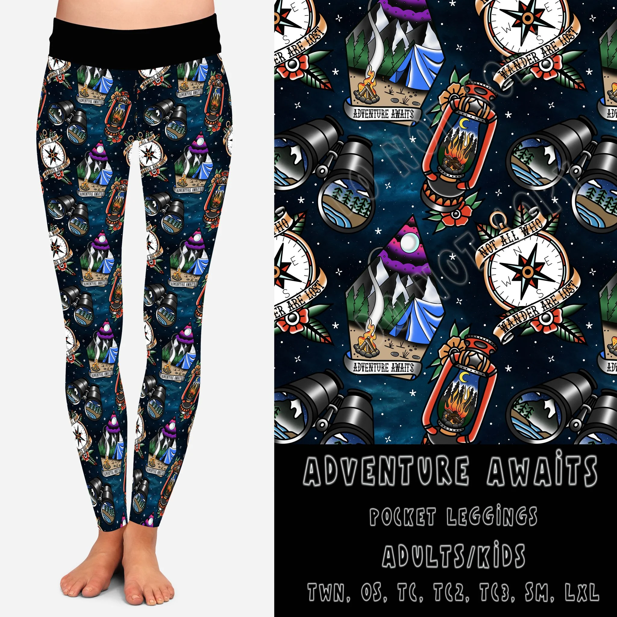 BATCH 66- ADVENTURE AWAITS-LEGGING/JOGGER - Image 3