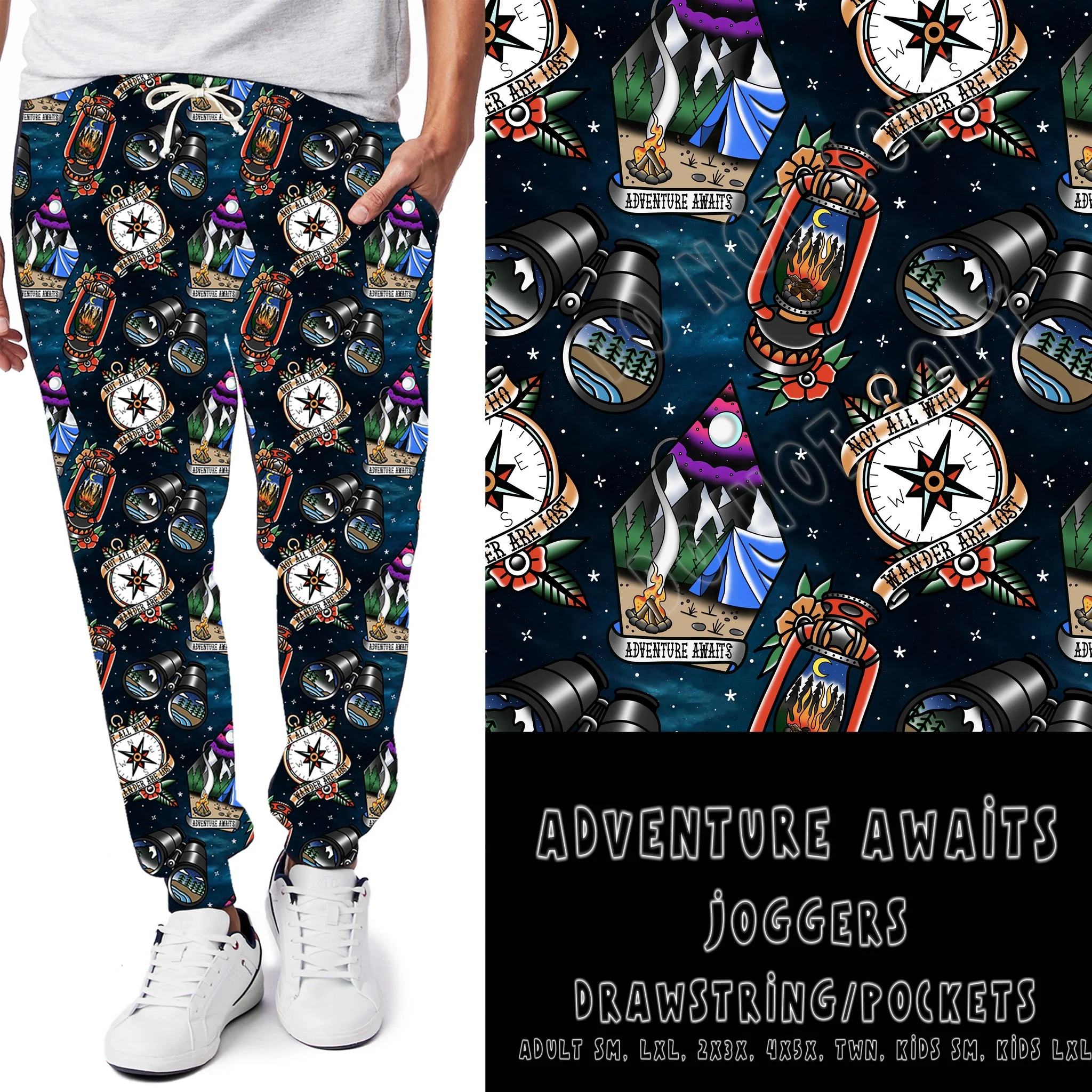 BATCH 66- ADVENTURE AWAITS-LEGGING/JOGGER - Image 4
