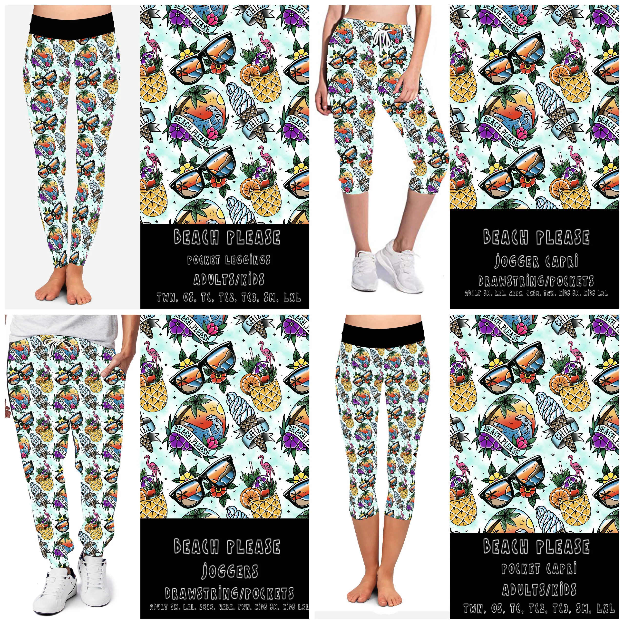 BATCH 66- BEACH PLEASE-LEGGING/JOGGER