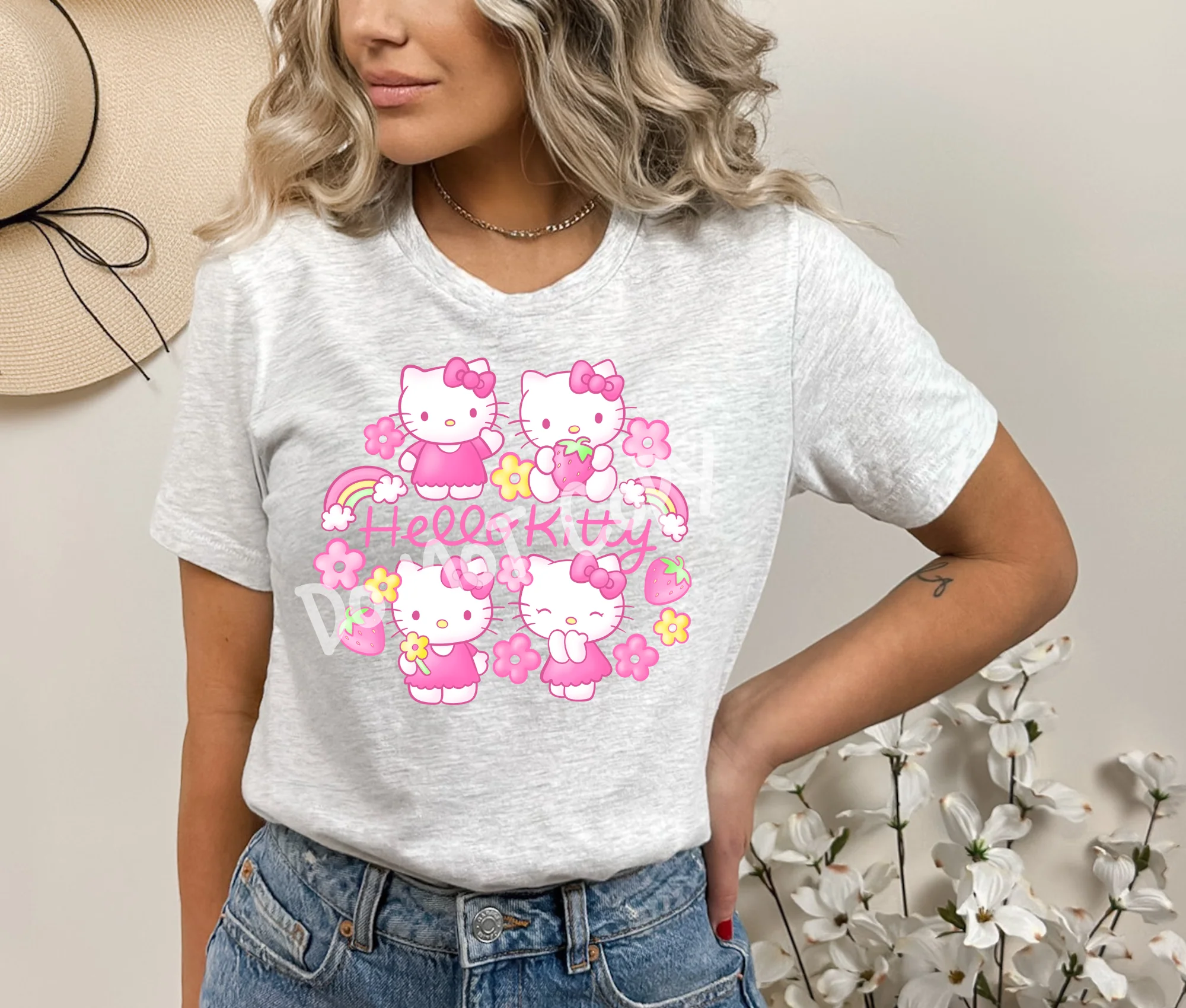 PINK KITTY TEE