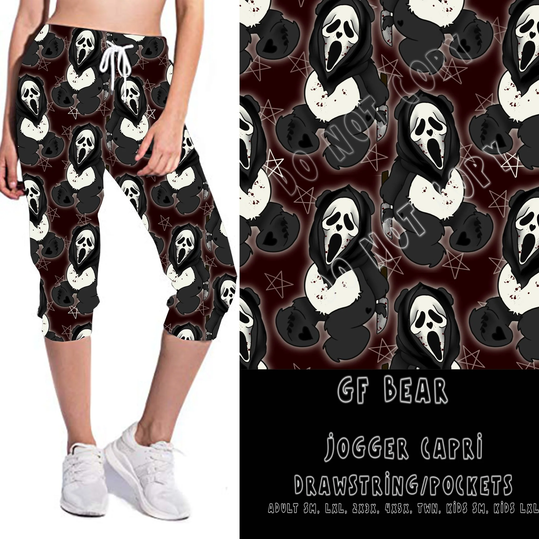 BEARY SCARY RUN- GF BEAR-LEGGINGS/CAPRI/JOGGER/JOGGER CAPRI - Image 2