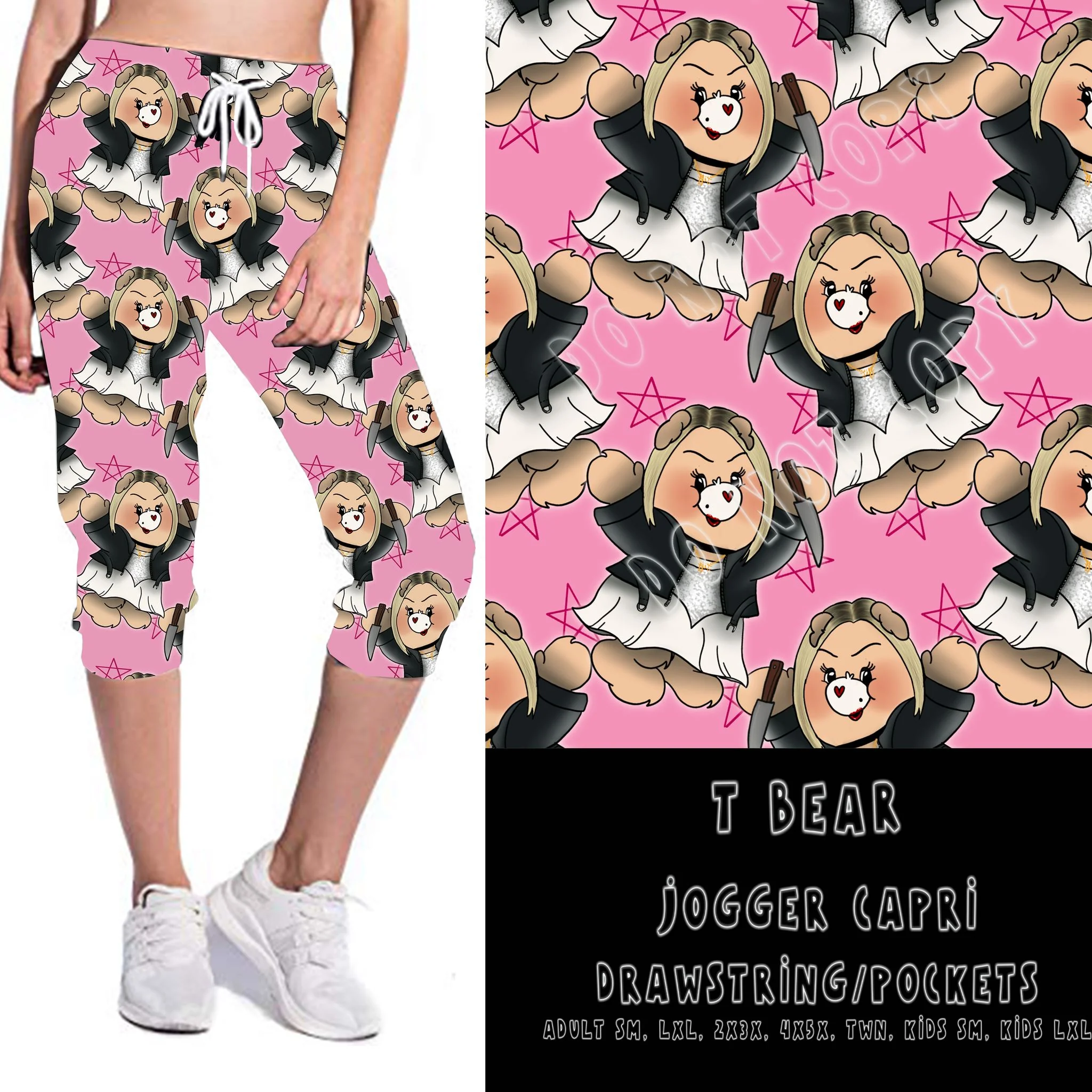 BEARY SCARY RUN- T BEAR-LEGGINGS/CAPRI/JOGGER/JOGGER CAPR - Image 2