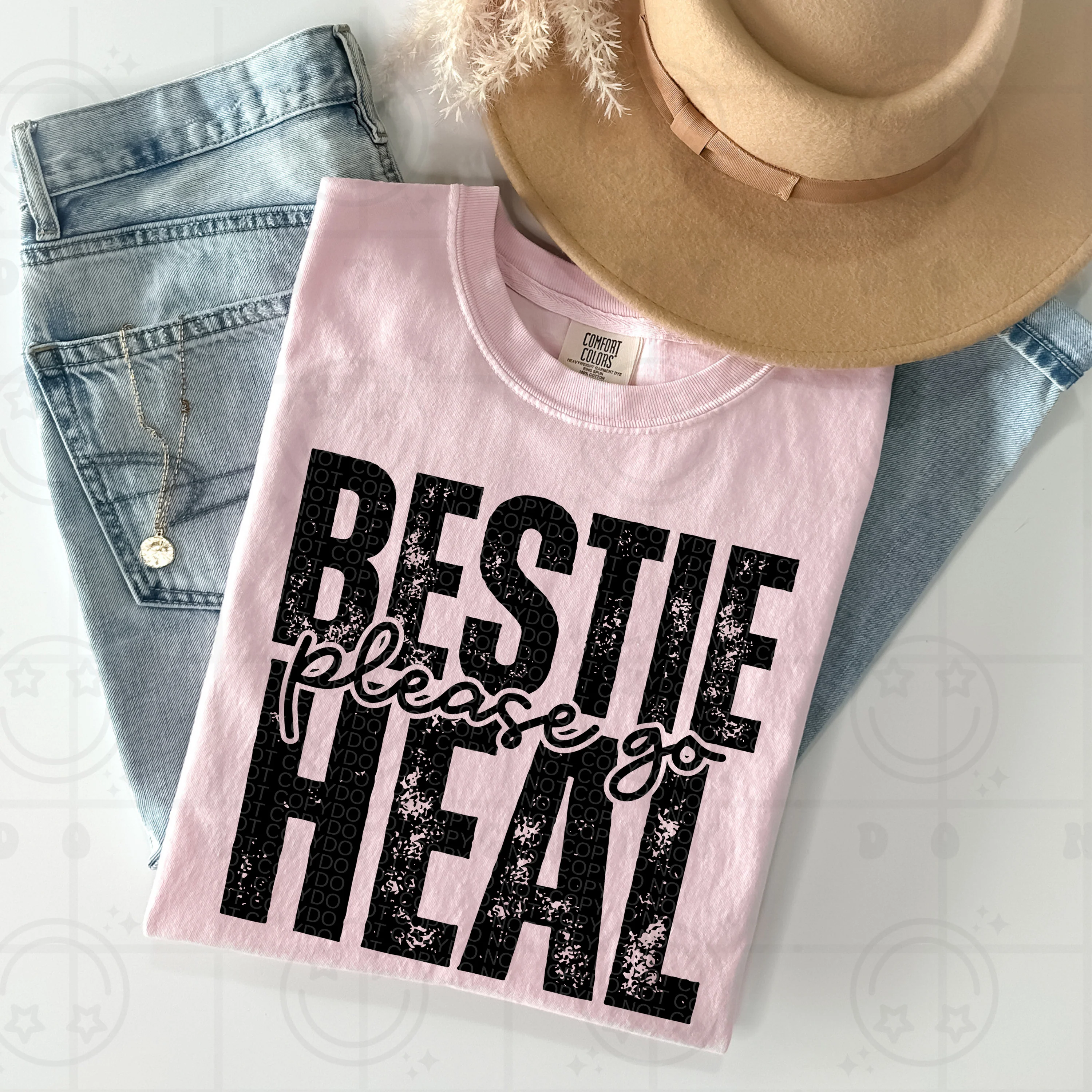 BESTIE GO HEAL TEE - Image 2