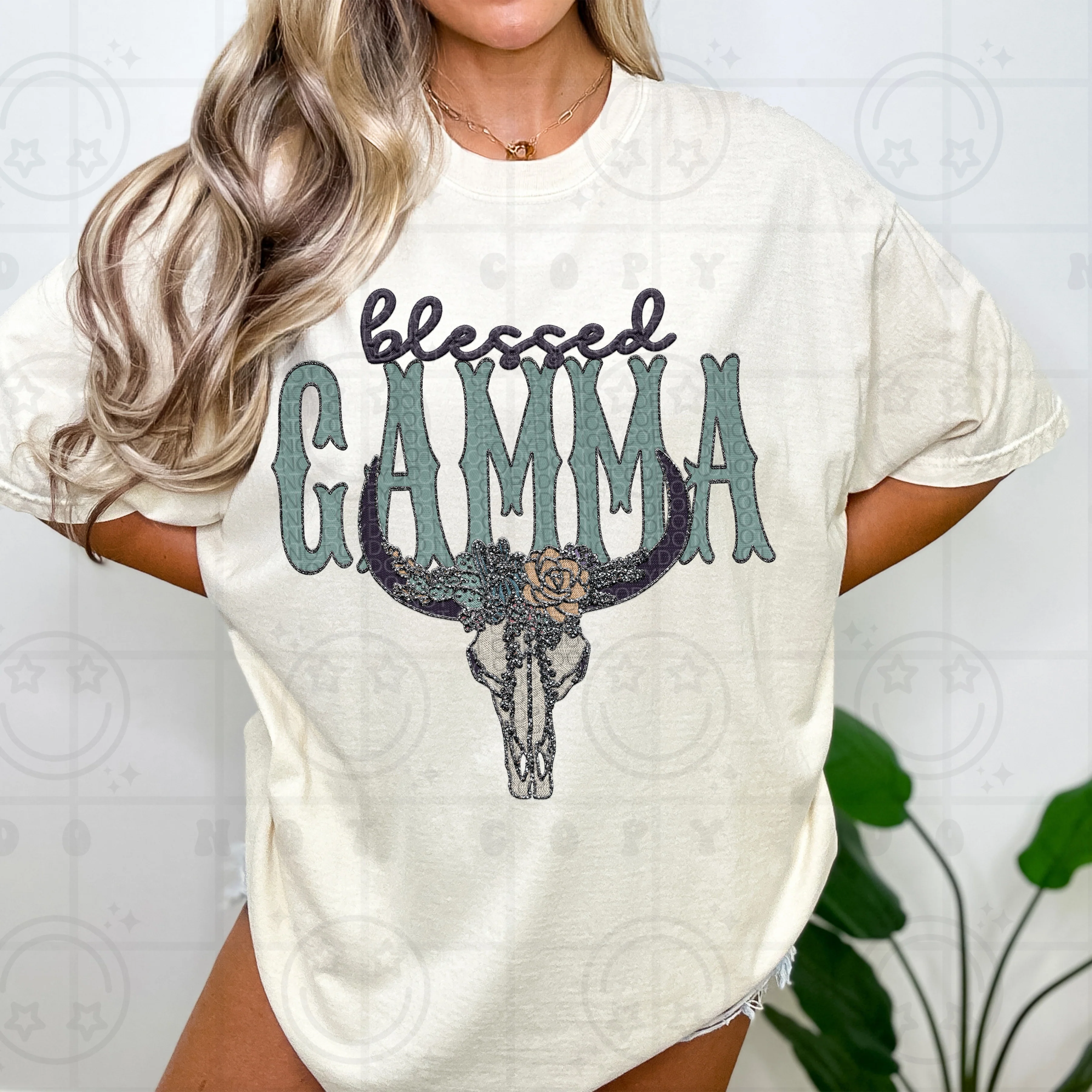 BLESSED BLINGY BULL TEE COLLECTION (MULTIPLE OPTIONS) - Image 6