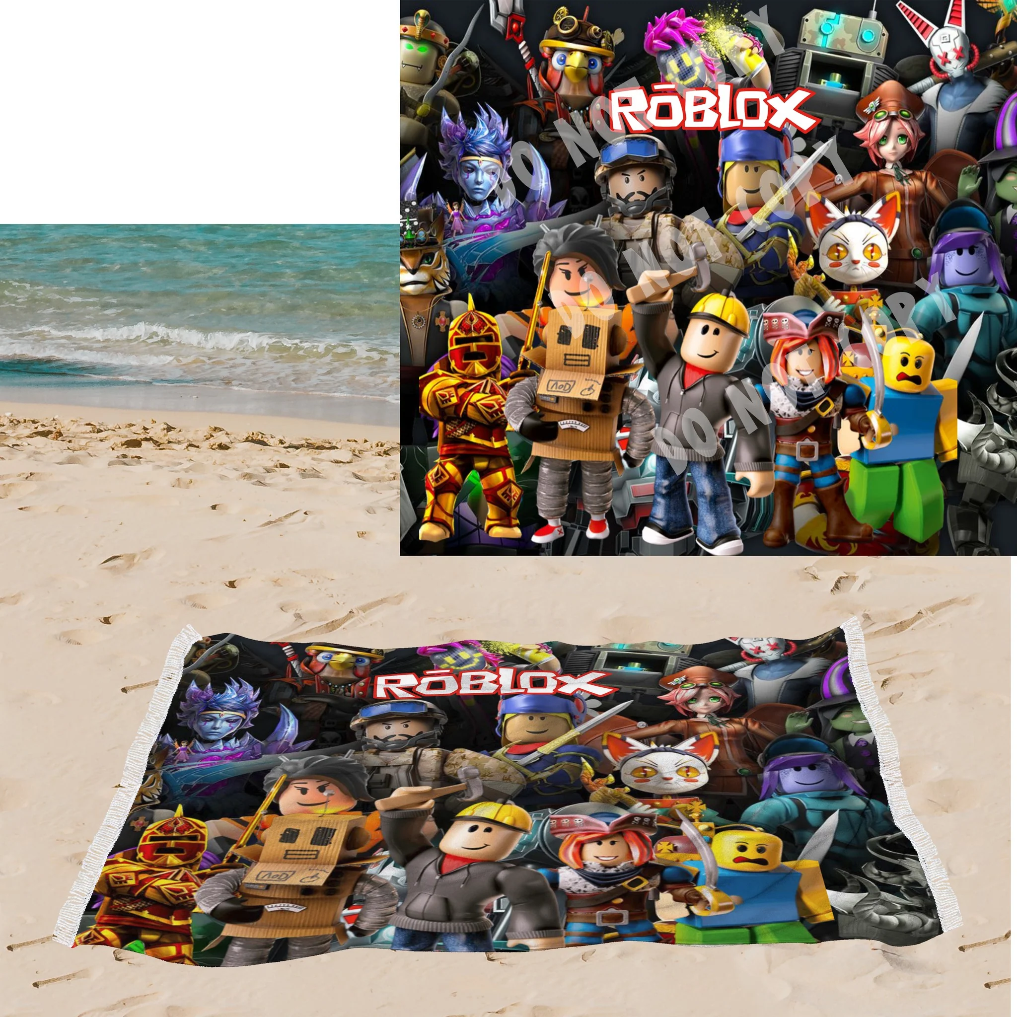 Blox-OVERSIZED BEACH TOWEL 6-PREORDER CLOSING 3/20