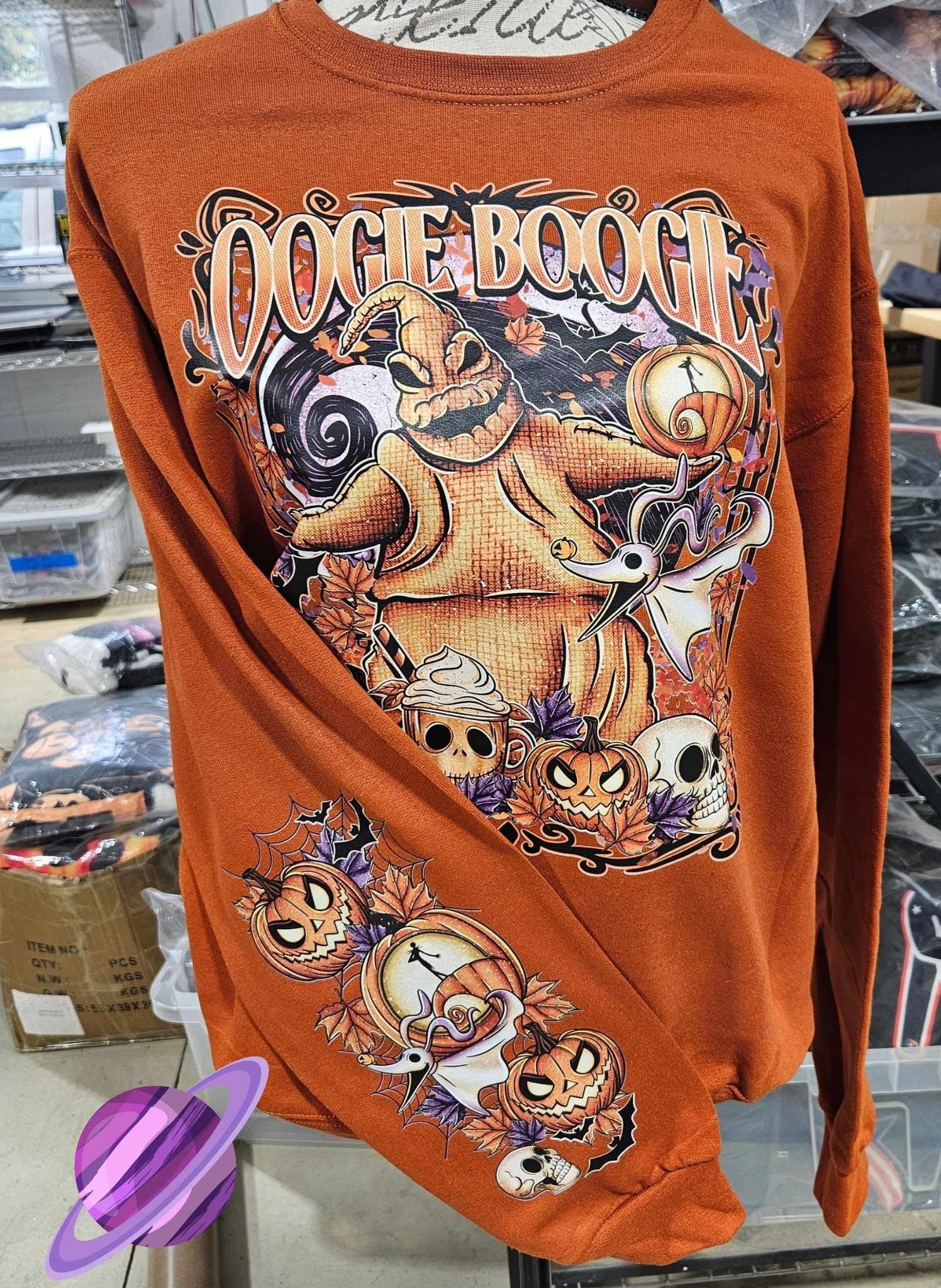 BOOGIE TILL FALL SWEATSHIRT W/ SLEEVE PRINT - Image 2