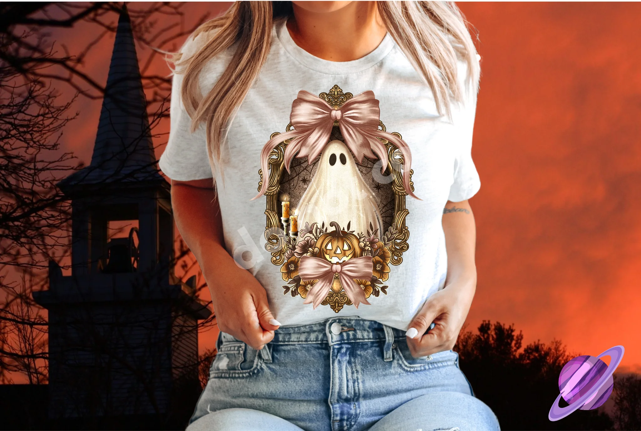 BOW GHOST TEE