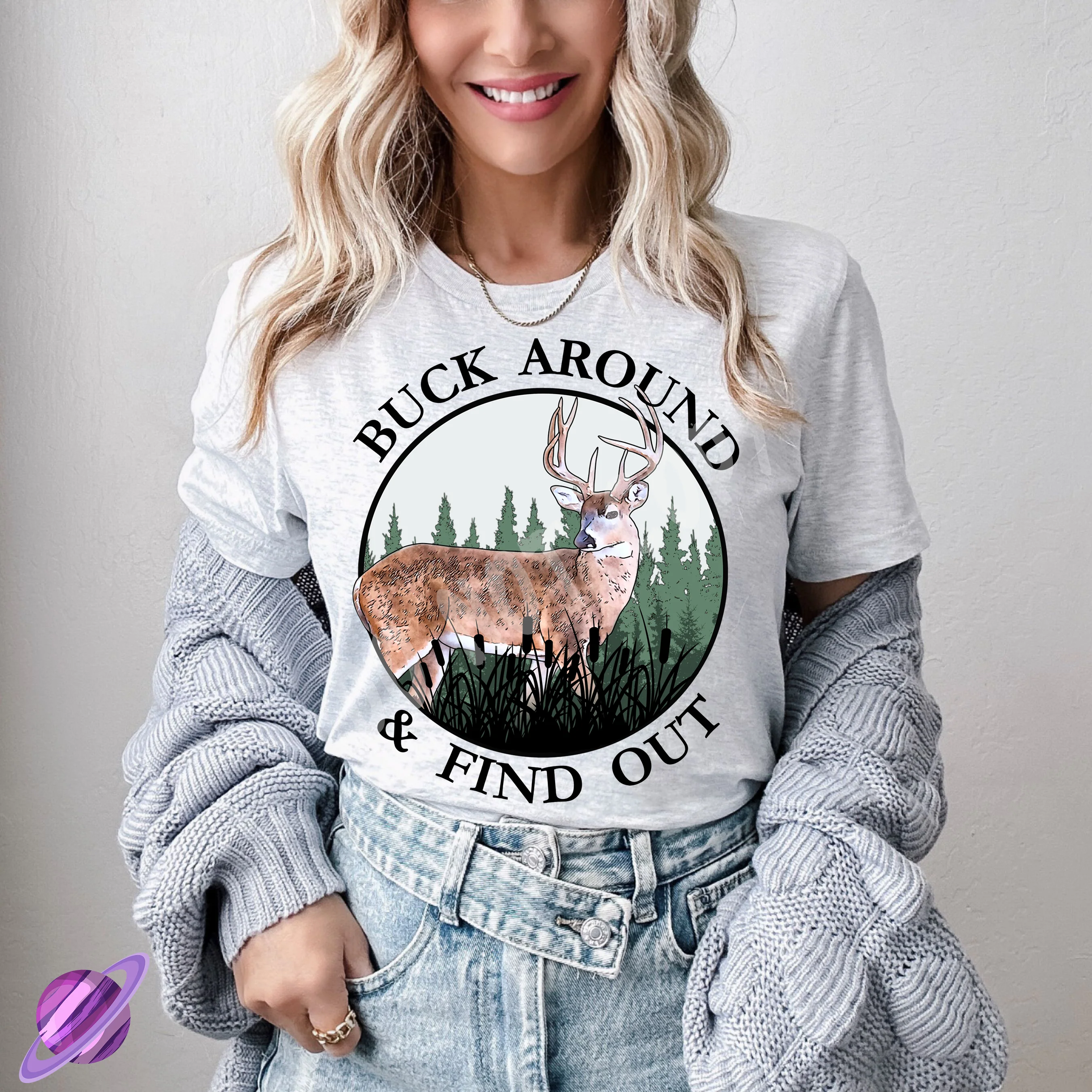 BUCK AROUND TEE
