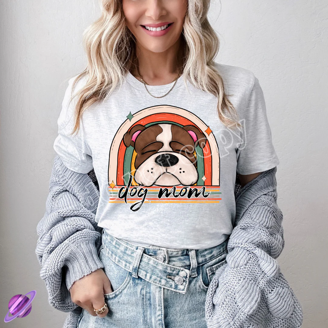 BULLDOG DOG MOM TEE