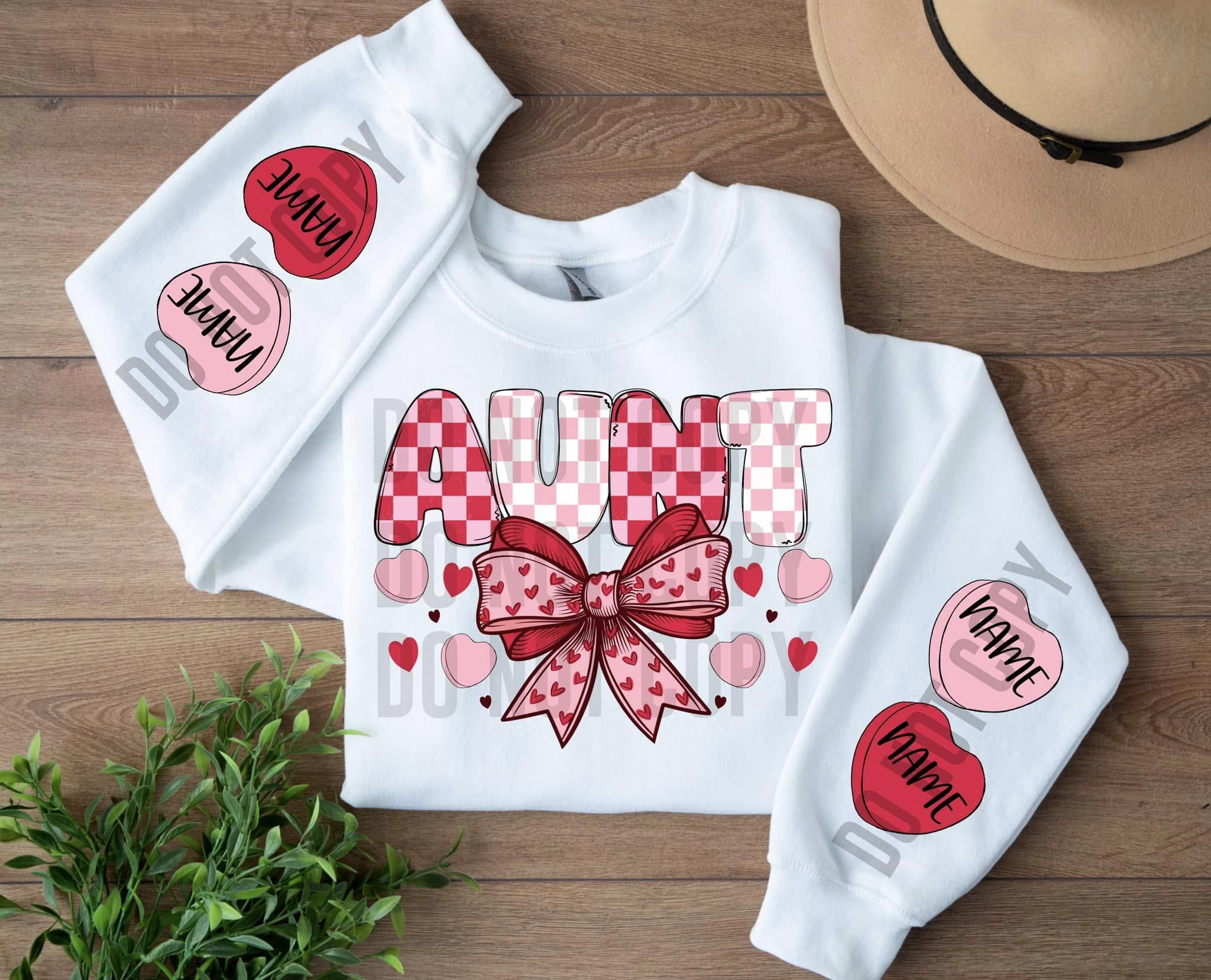CANDY HEART NAME SWEATSHIRT COLLECTION (MULTIPLE OPTIONS) - Image 10