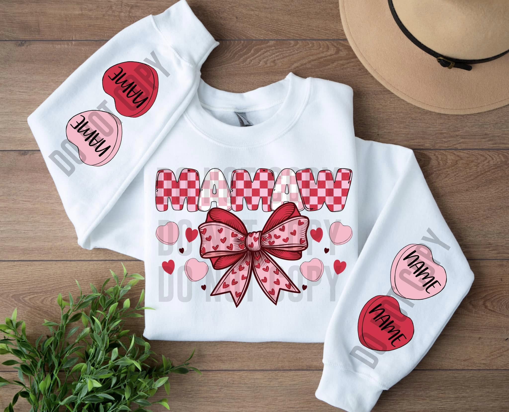 CANDY HEART NAME SWEATSHIRT COLLECTION (MULTIPLE OPTIONS) - Image 16
