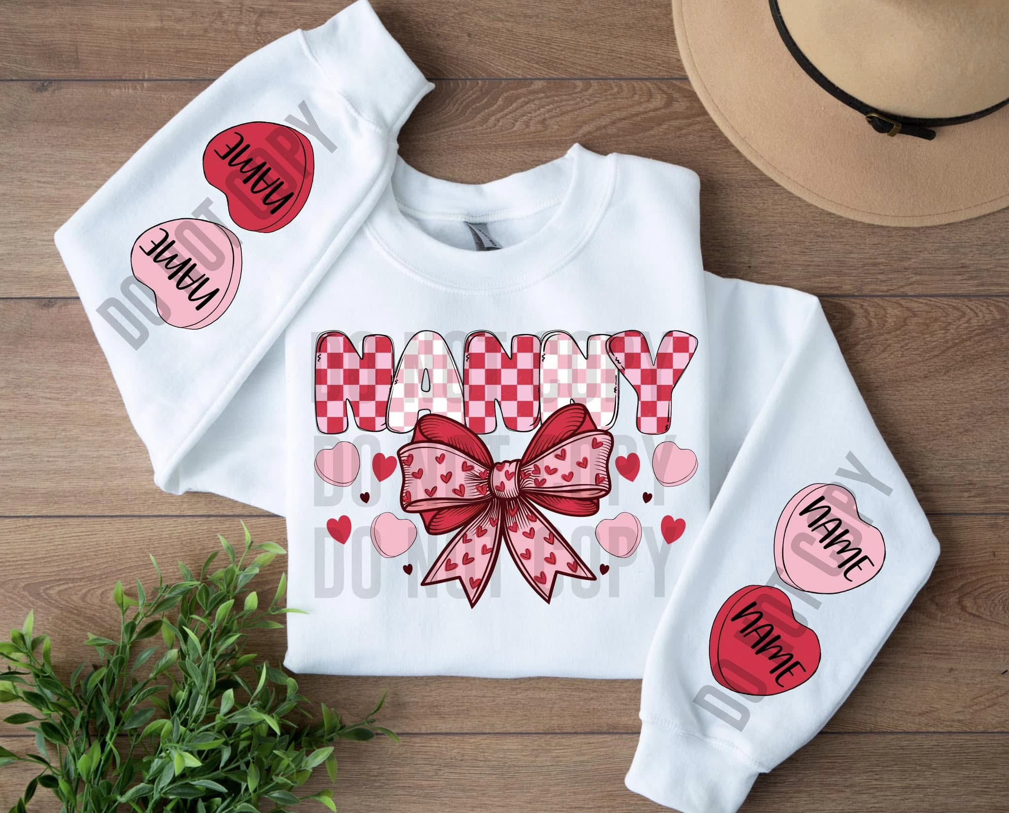 CANDY HEART NAME SWEATSHIRT COLLECTION (MULTIPLE OPTIONS) - Image 5