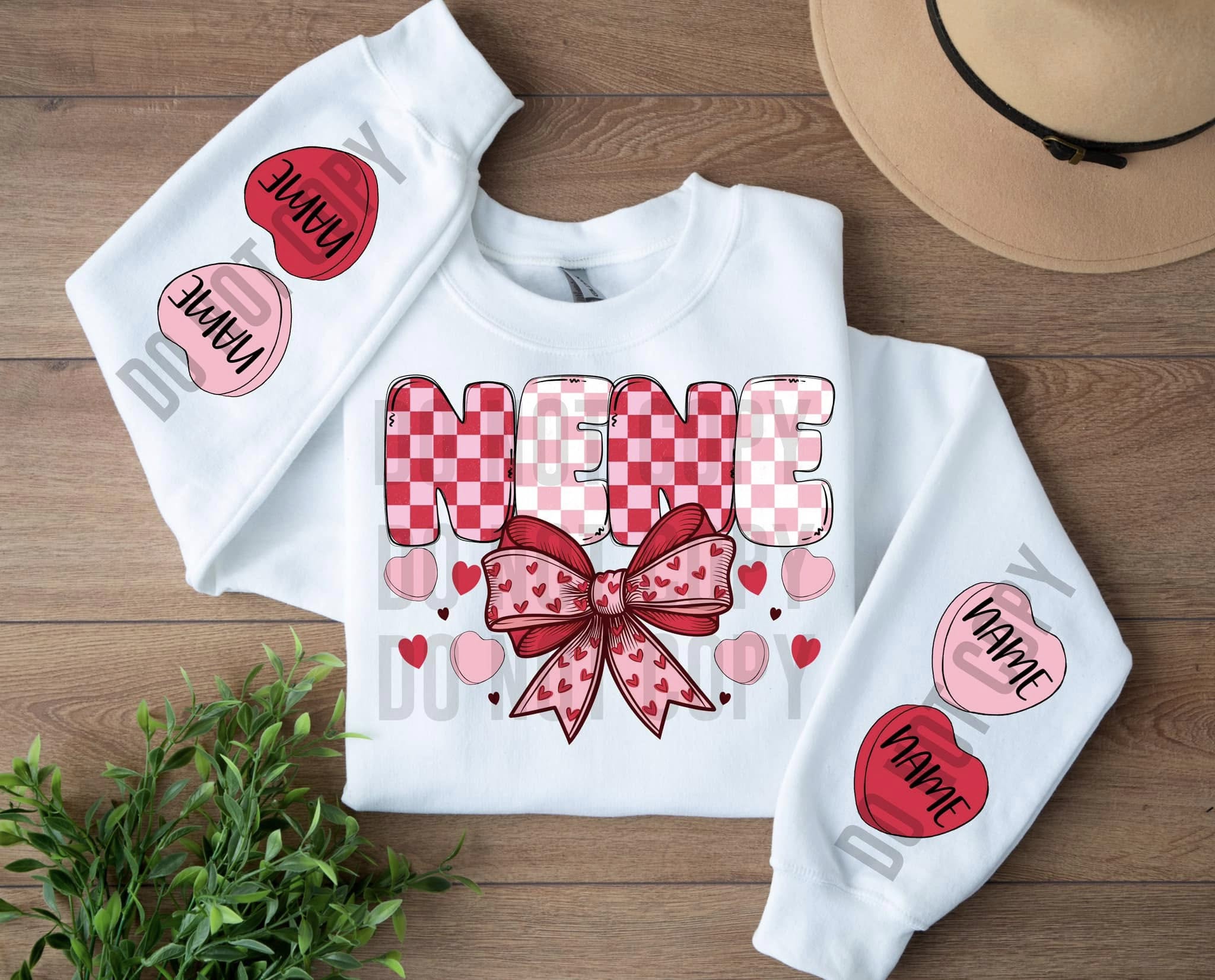 CANDY HEART NAME SWEATSHIRT COLLECTION (MULTIPLE OPTIONS) - Image 6