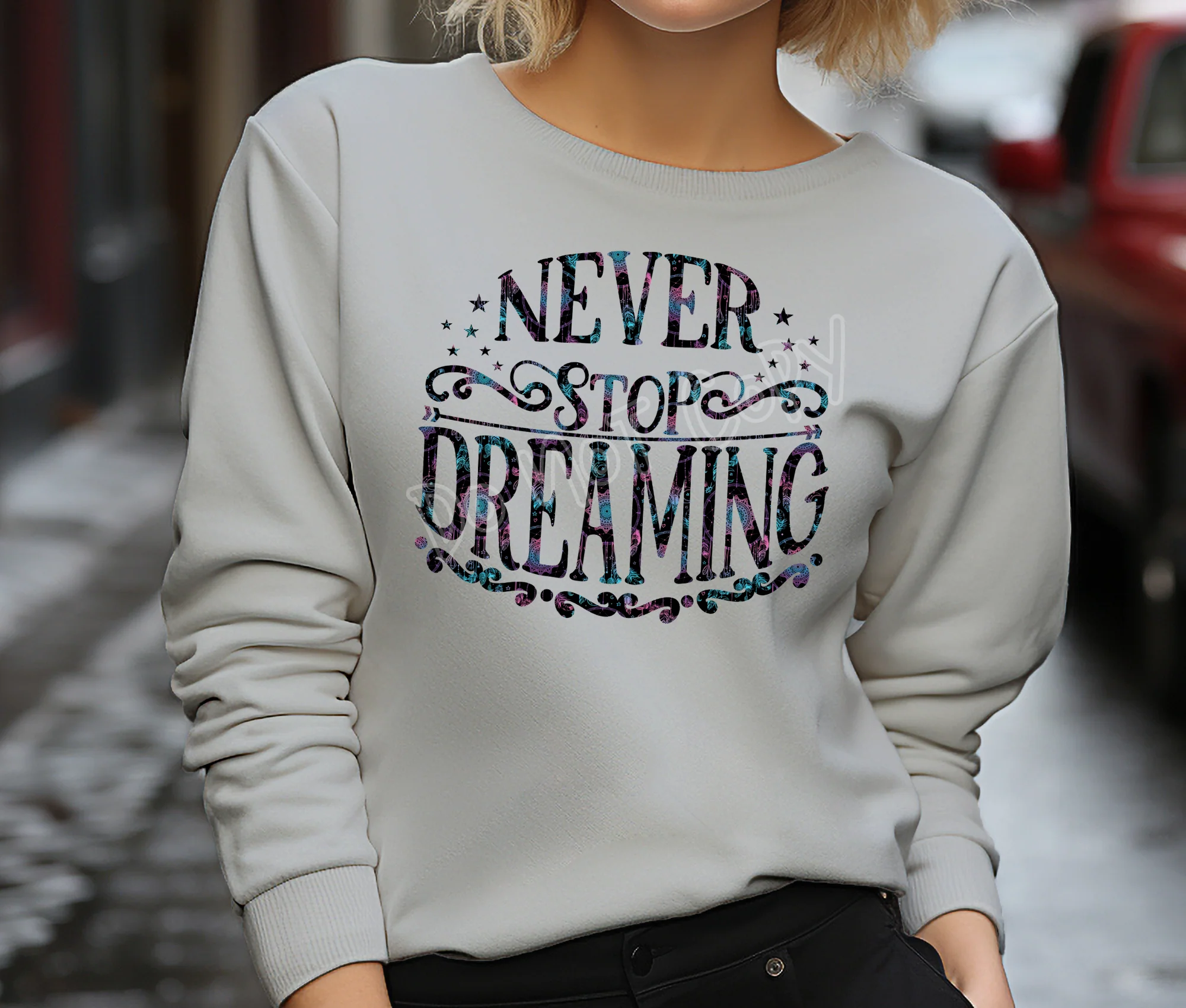 CATCHING DREAMS -CREWNECK SWEATSHIRT-FLARES 4 - PREORDER CLOSING 11/24 ETA JANUARY