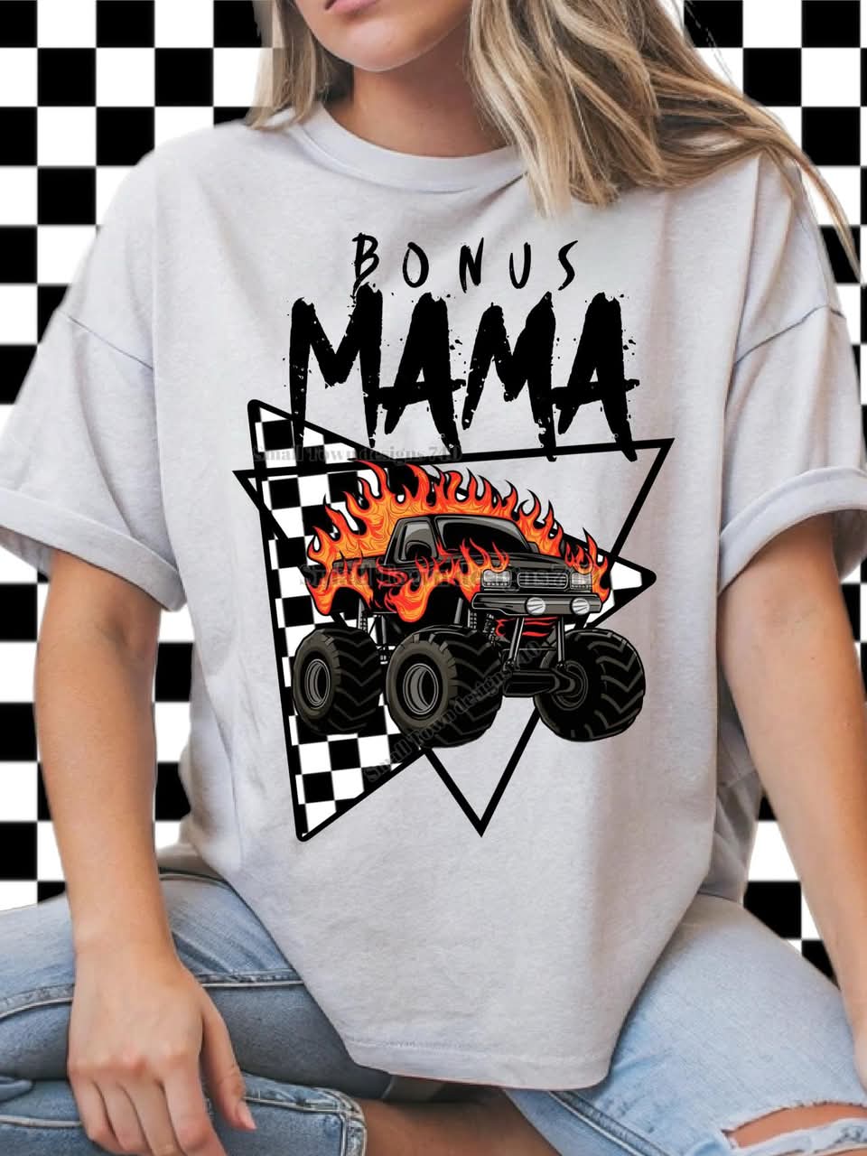 CHECKER MONSTER TRUCK NAME COLLECTION TEES (Multiple Options) - Image 12