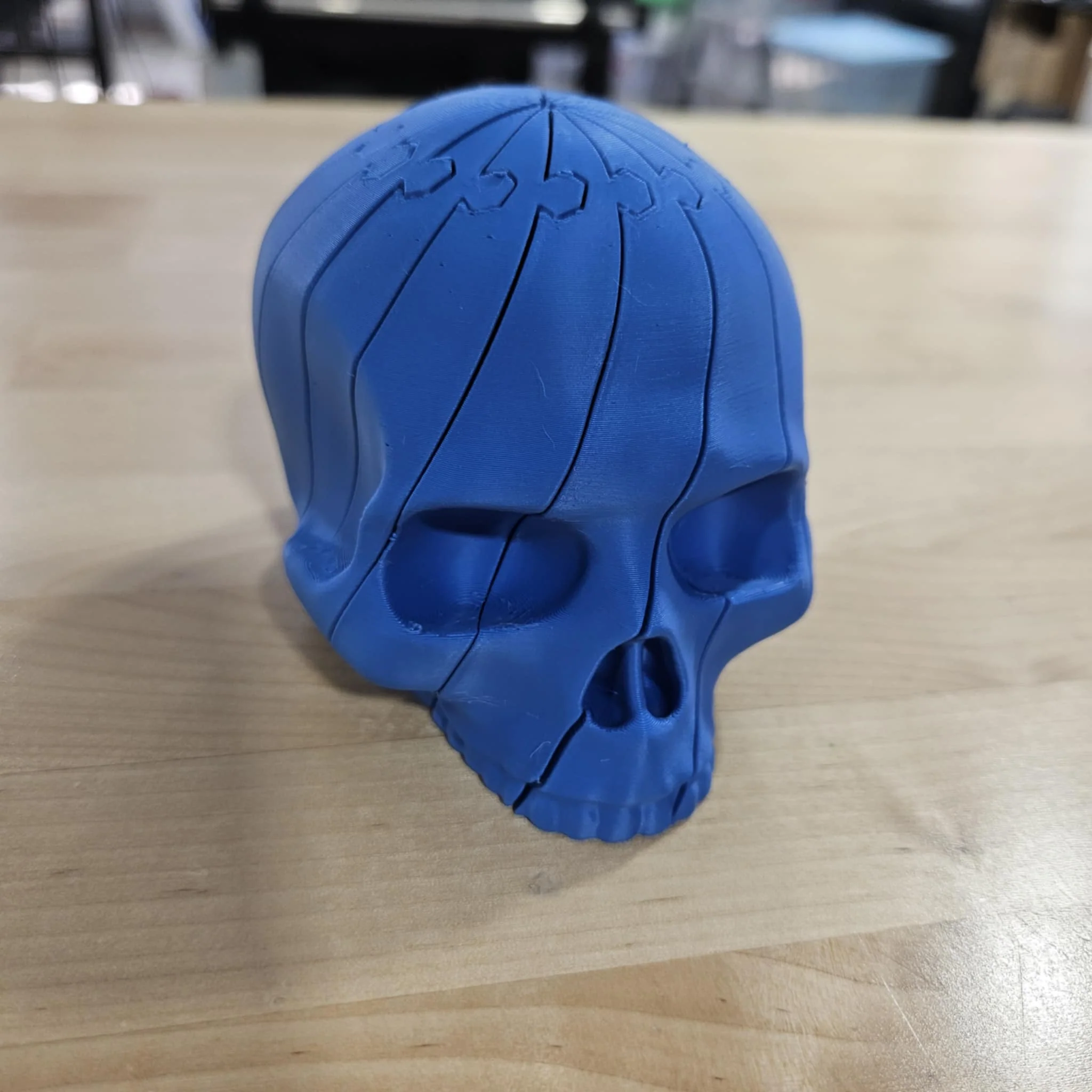 COLORFUL FIDGET SKULL- 3D PRINTED - Image 6