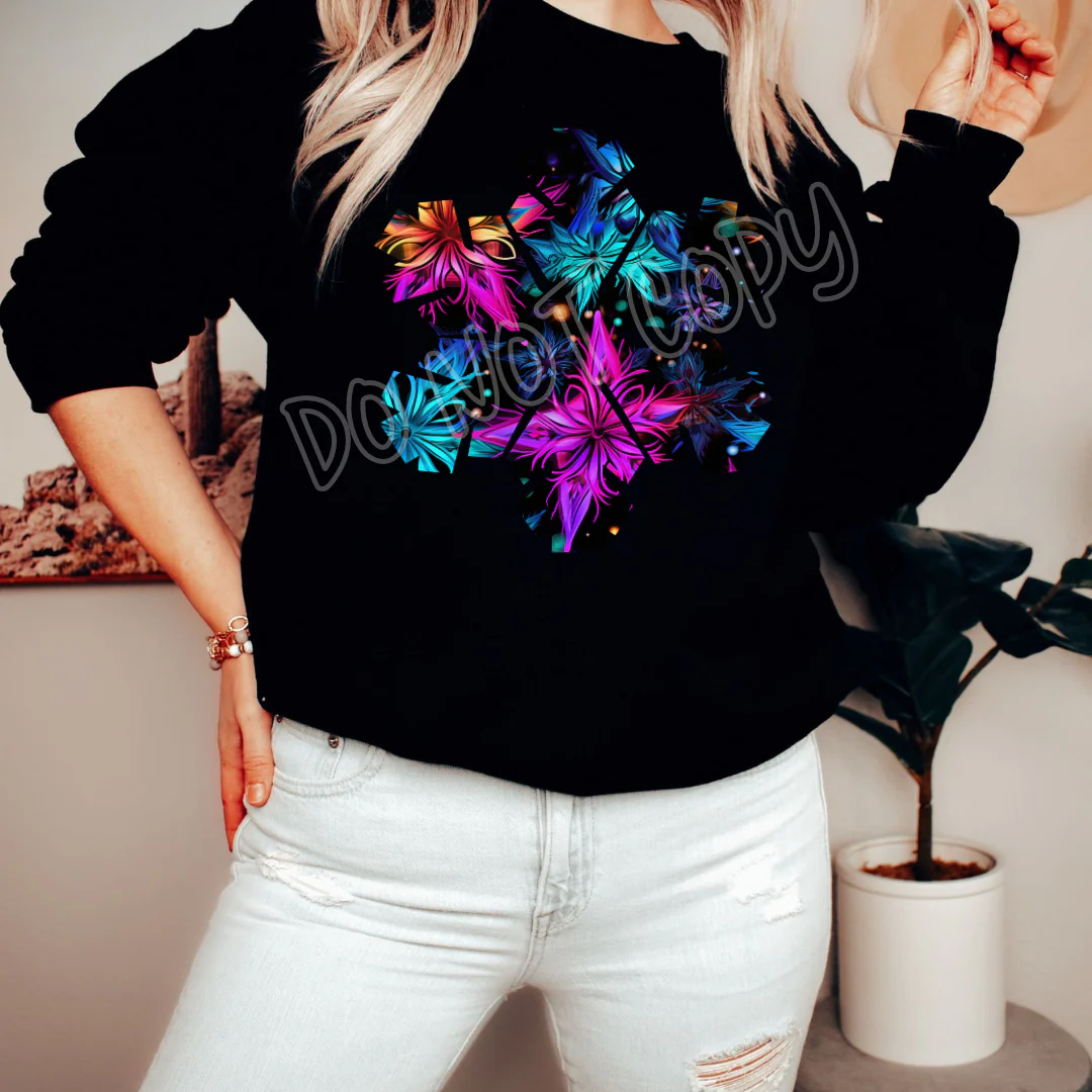 COLORFUL SNOW- HOLIDAY RUN 1 - UNISEX TEE ADULTS/KIDS