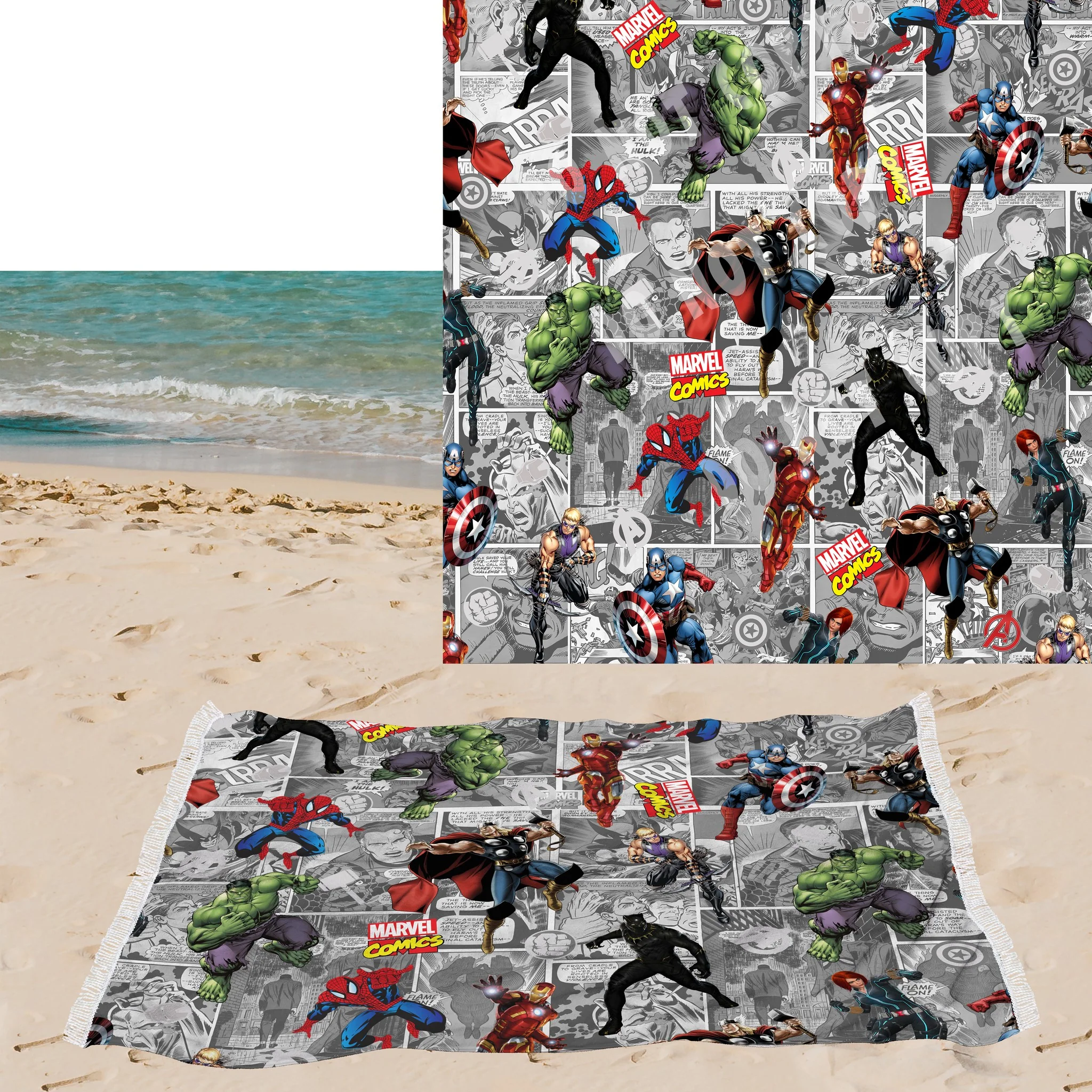 Comics-OVERSIZED BEACH TOWEL 6-PREORDER CLOSING 3/20