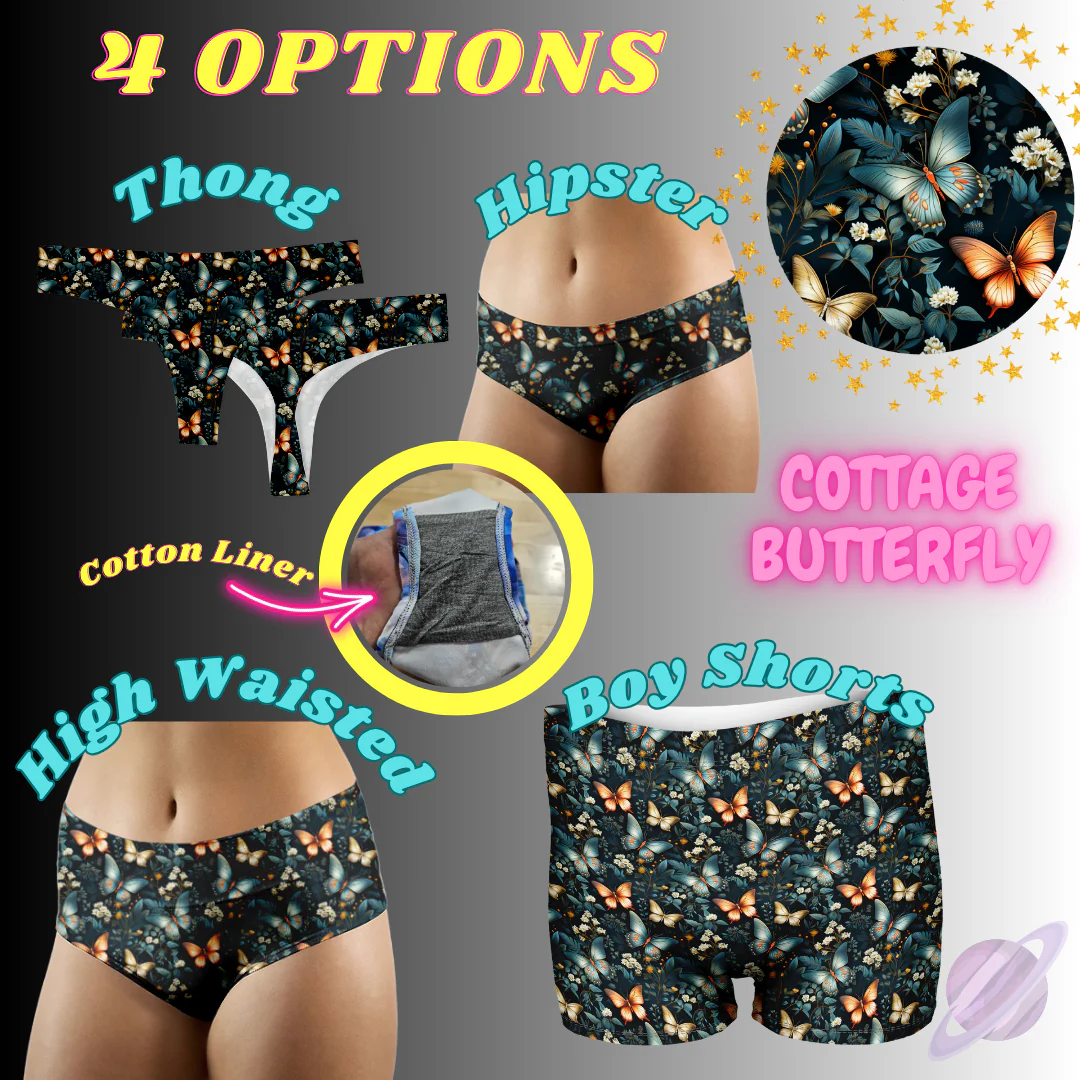 COTTAGE BUTTERFLY- UNDERWEAR 3 PREORDER CLOSING 3/27