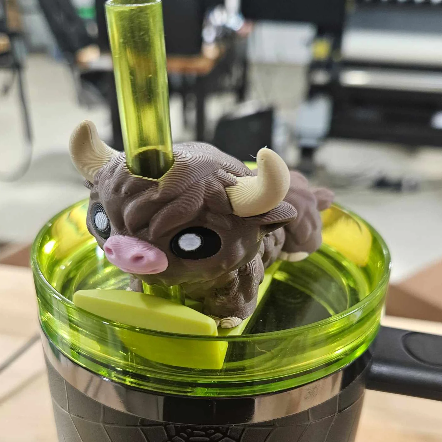 HIGHLAND COW-3D PRINTED STRAW BUDDY - Image 12