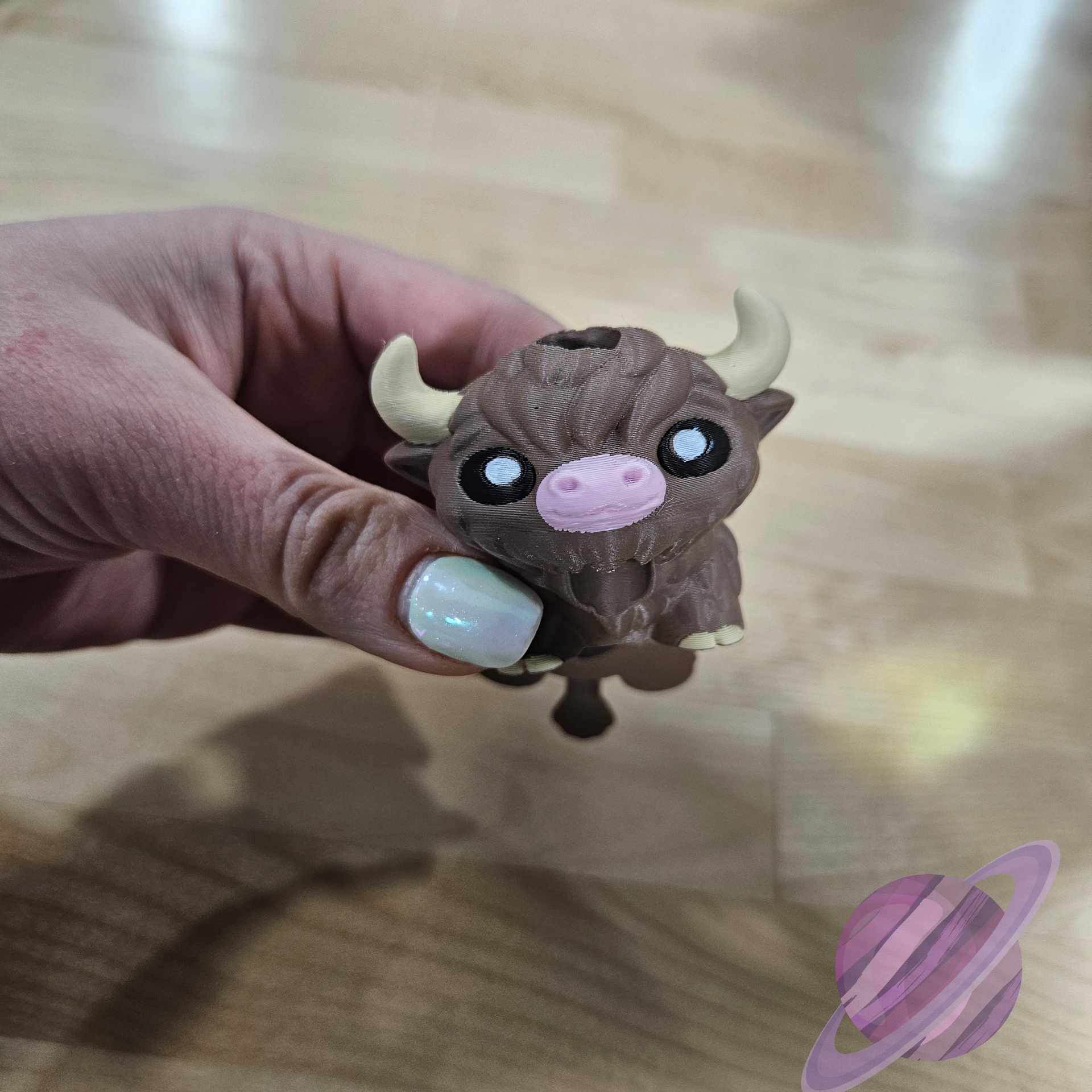 HIGHLAND COW-3D PRINTED STRAW BUDDY - Image 3