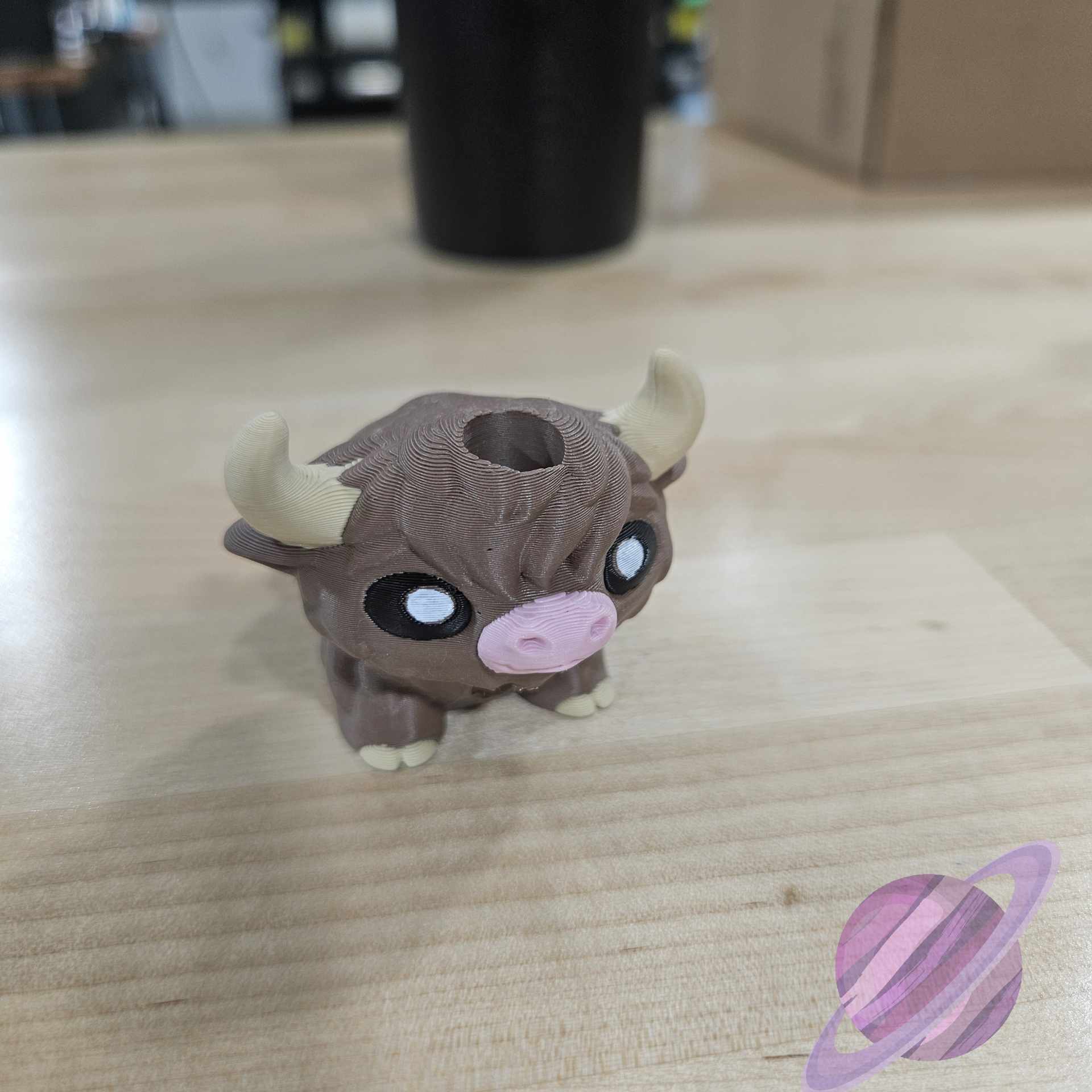 HIGHLAND COW-3D PRINTED STRAW BUDDY - Image 8