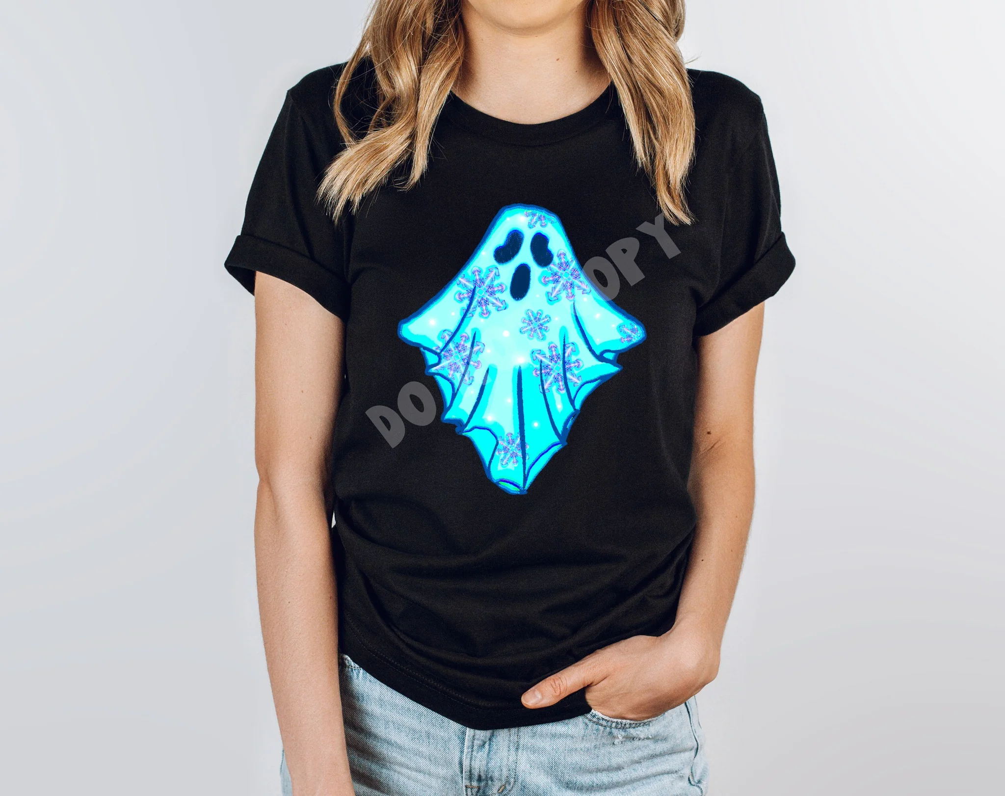 CREEPMAS- SNOWY GHOSTS UNISEX TEE ADULTS/KIDS