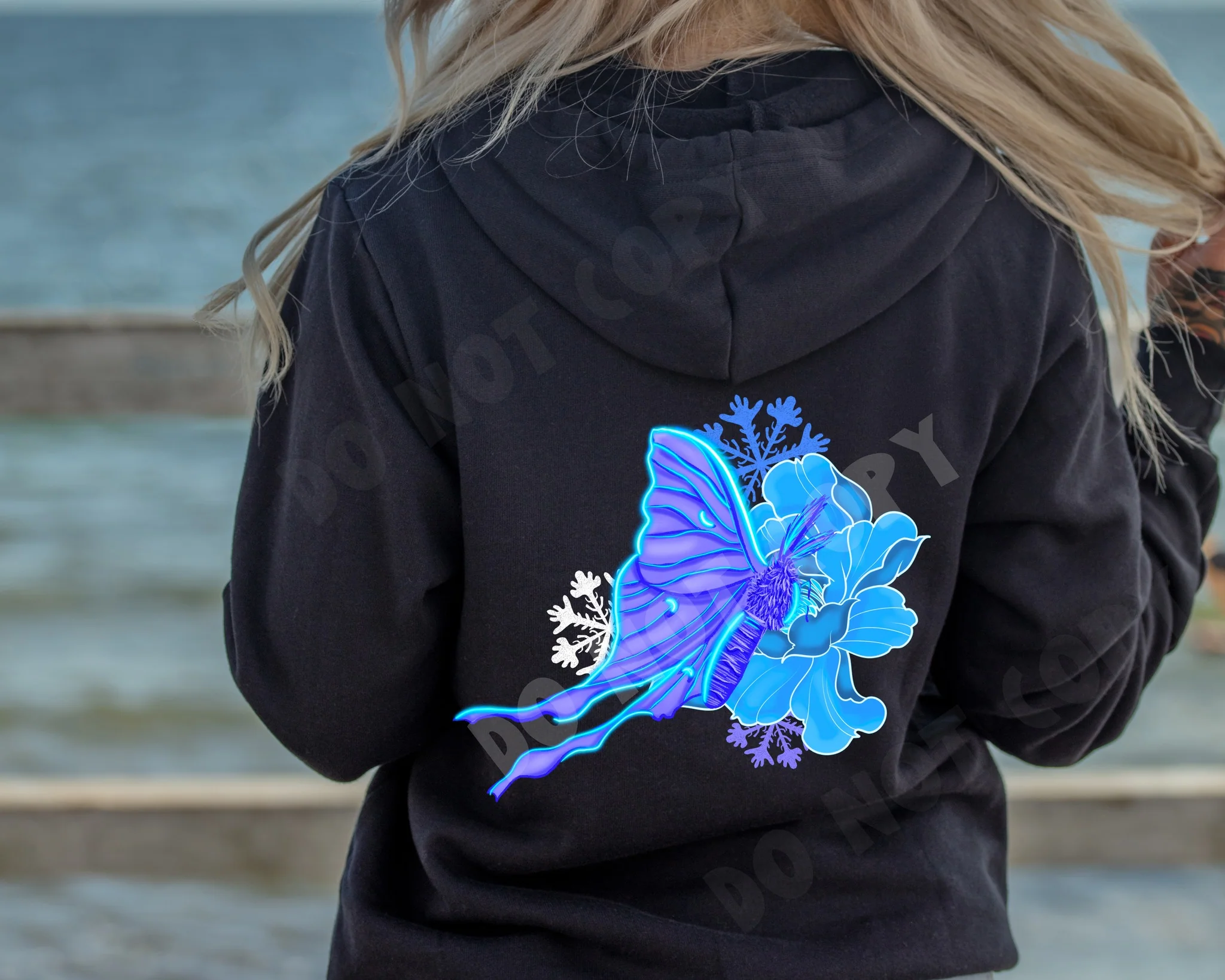 CREEPMAS- WINTER MOTH- HEAVY COTTON FRONT ZIP UNISEX HOODIE PREORDER CLOSING 7/29