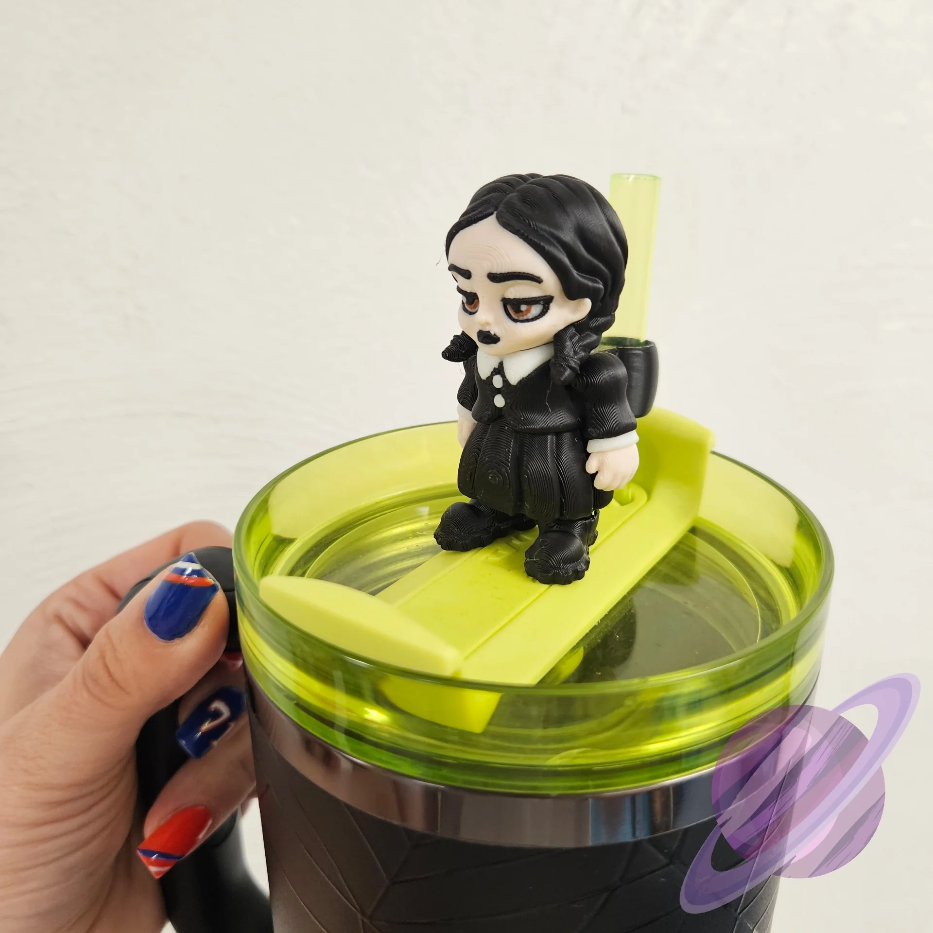 CREEPY GIRL-3D PRINTED STRAW BUDDY - Image 3
