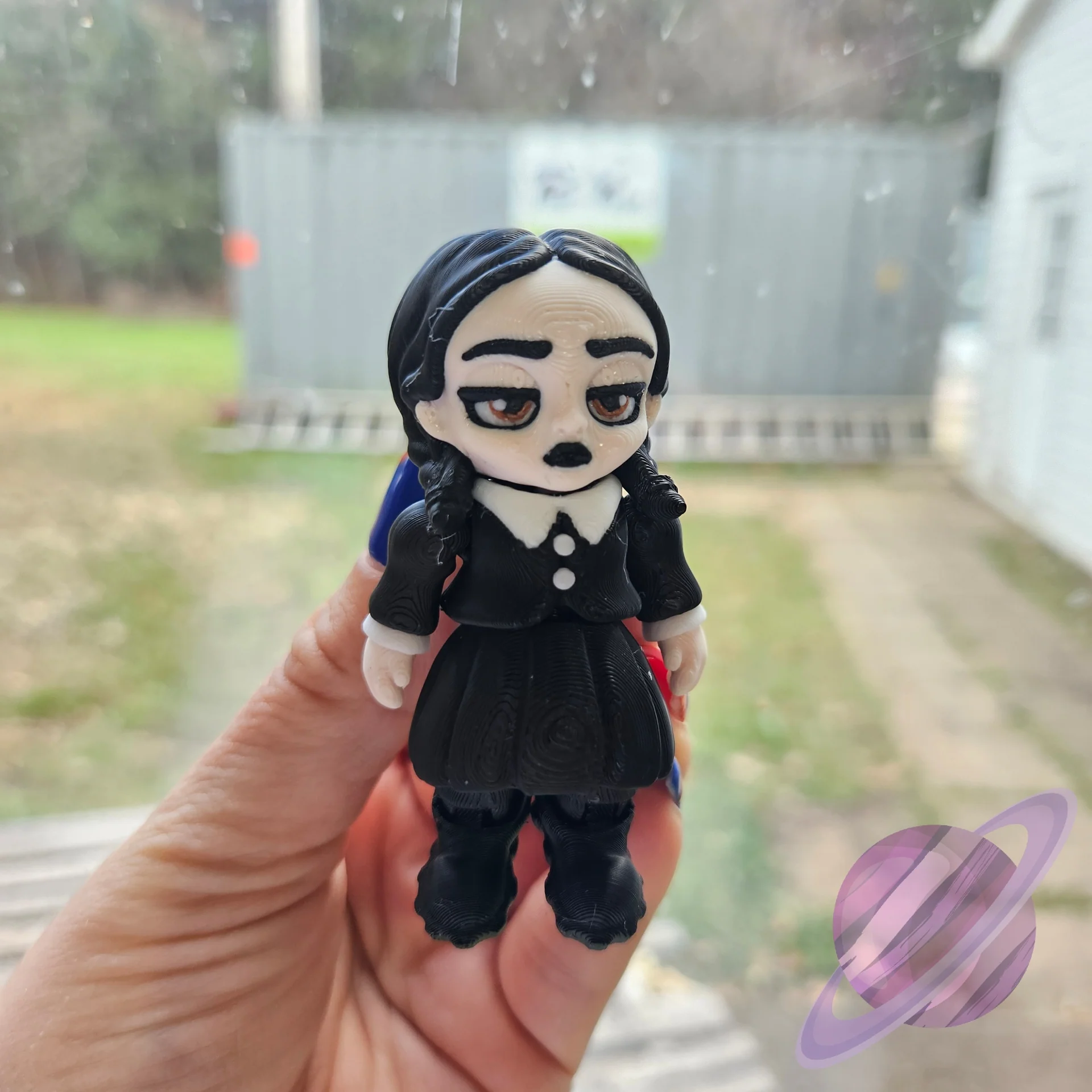 CREEPY GIRL-3D PRINTED STRAW BUDDY - Image 7