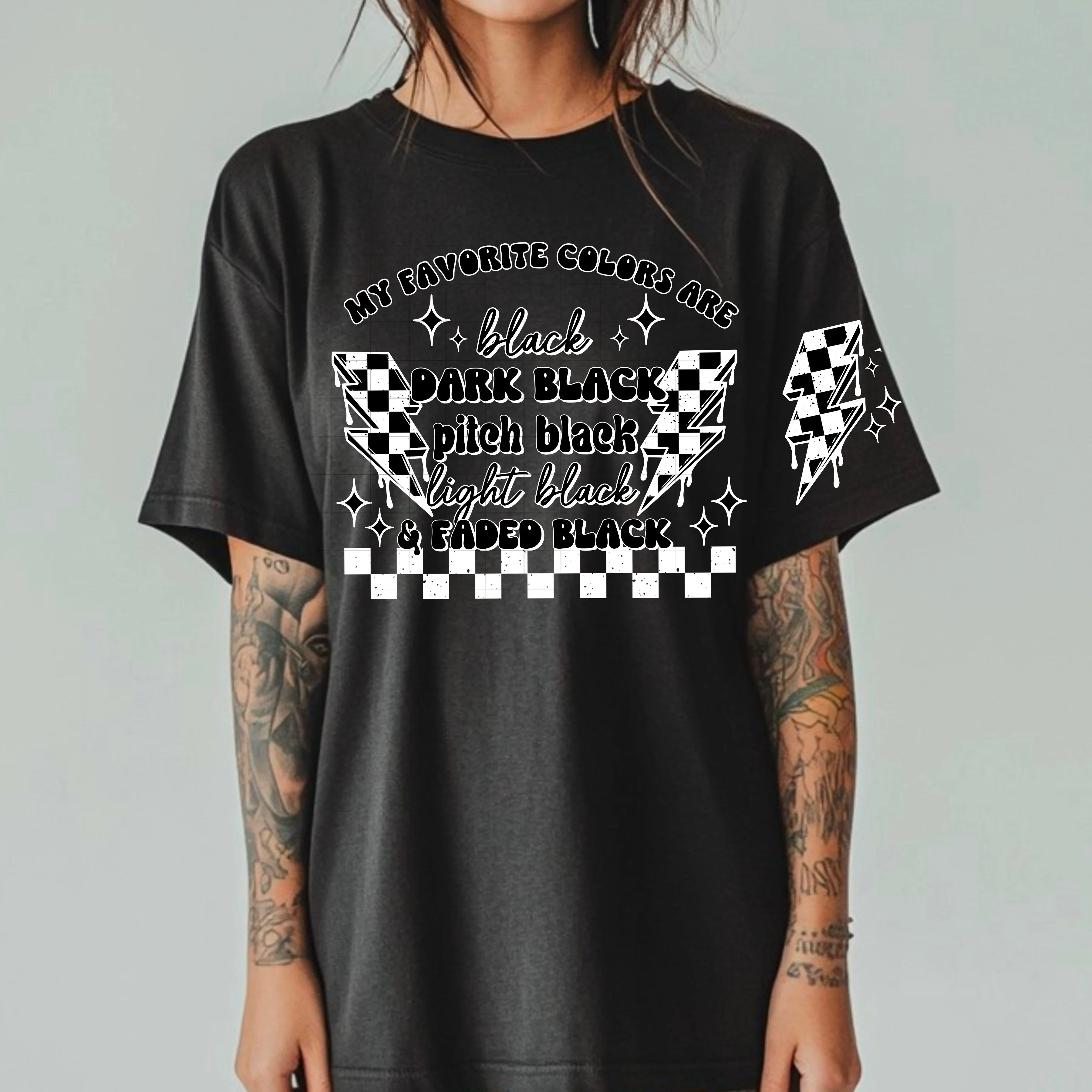 DARK BLACK TEE