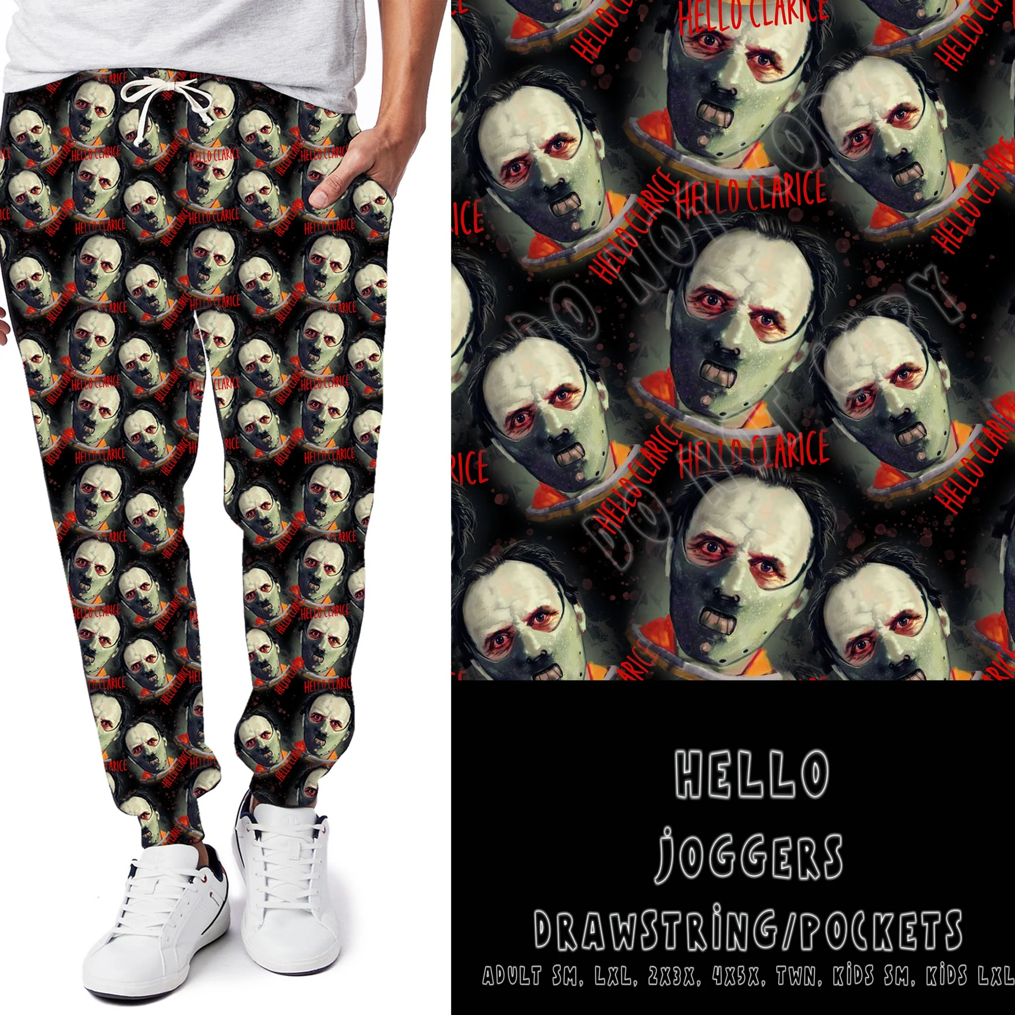 DARK TWISTED RUN- HELLO-LEGGING/JOGGER - Image 4