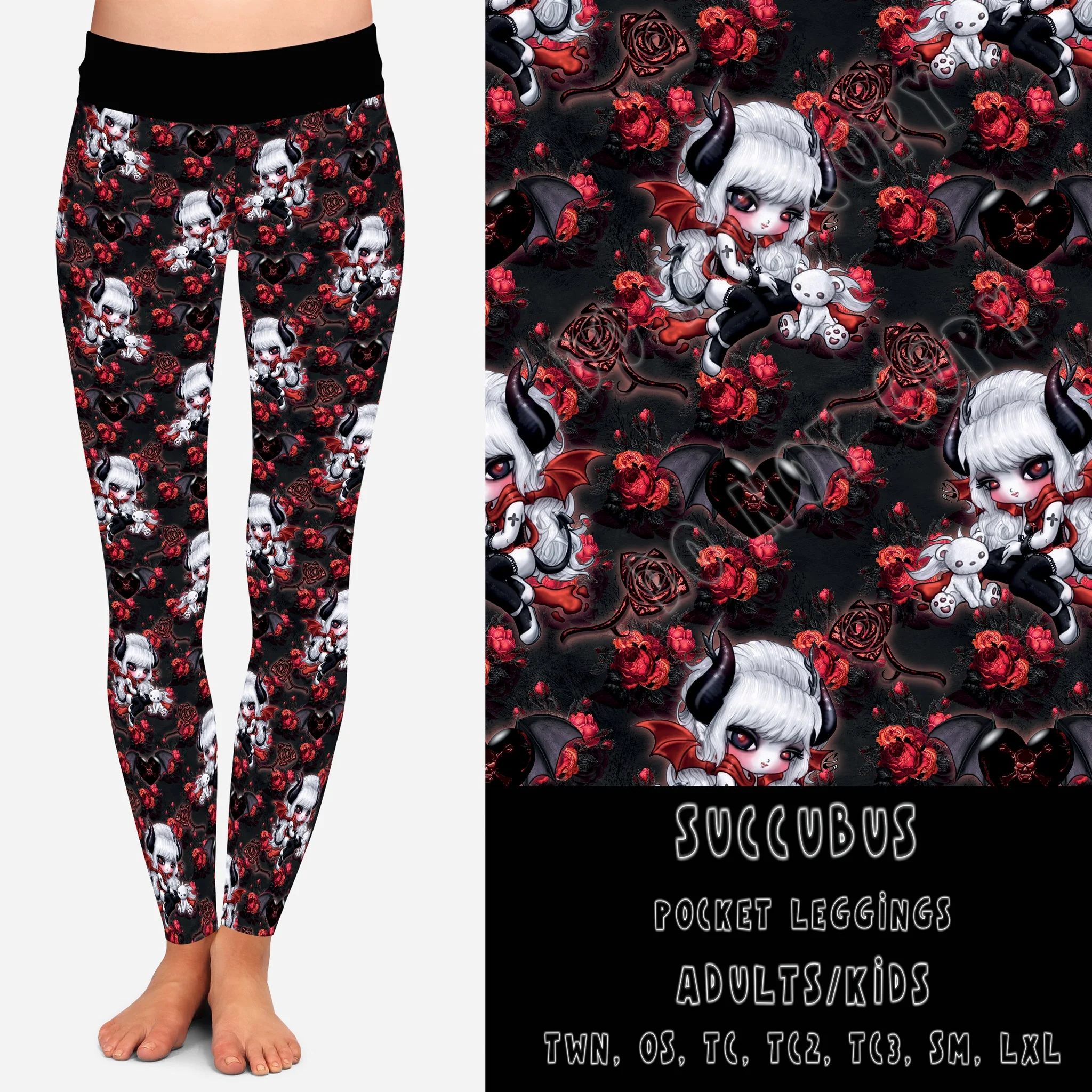 DARK TWISTED RUN-SUCCUBUS-LEGGING/JOGGER - Image 2